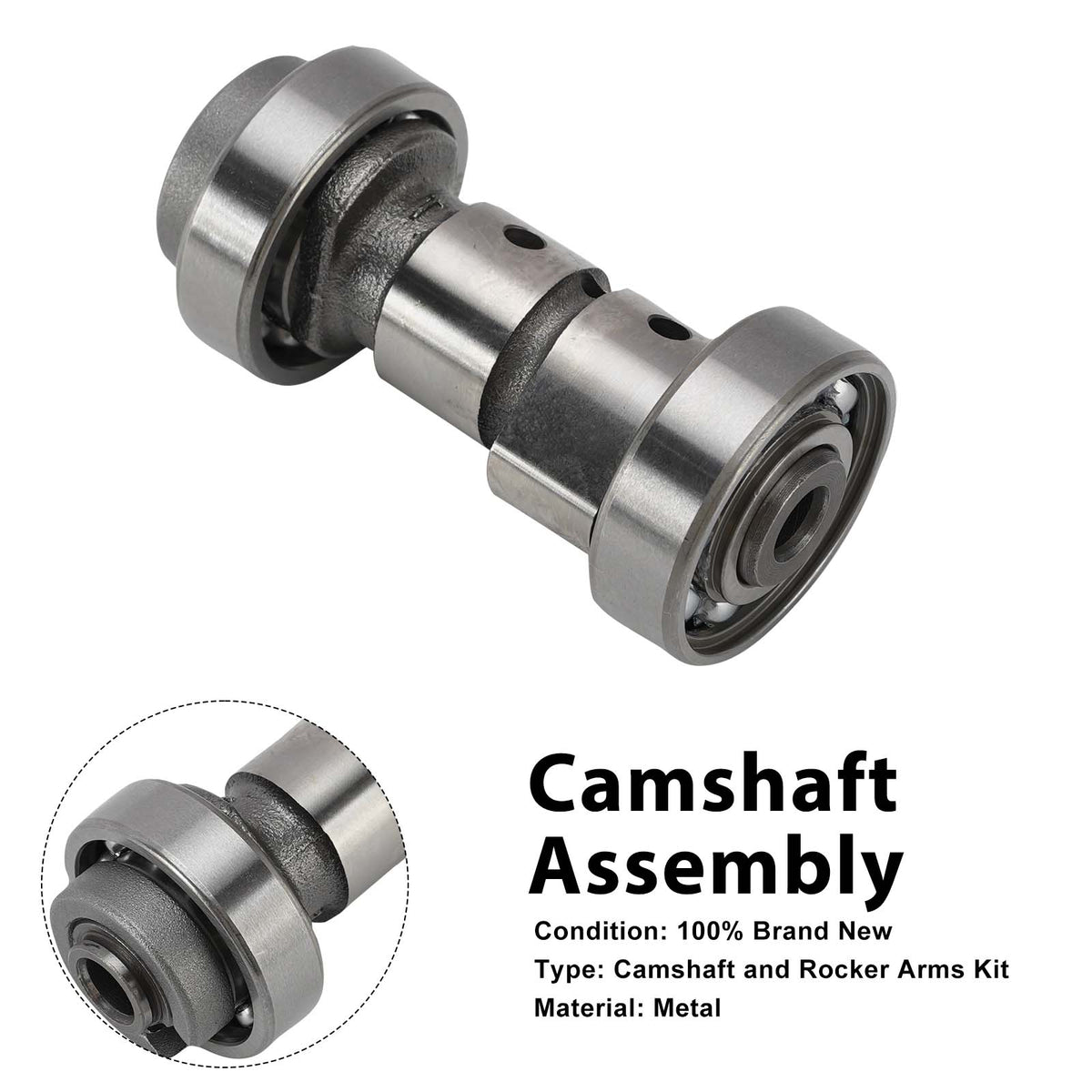 Ensemble d'arbre à cames pour Yamaha YBR125 YBR150 YB125Z JS125-6A