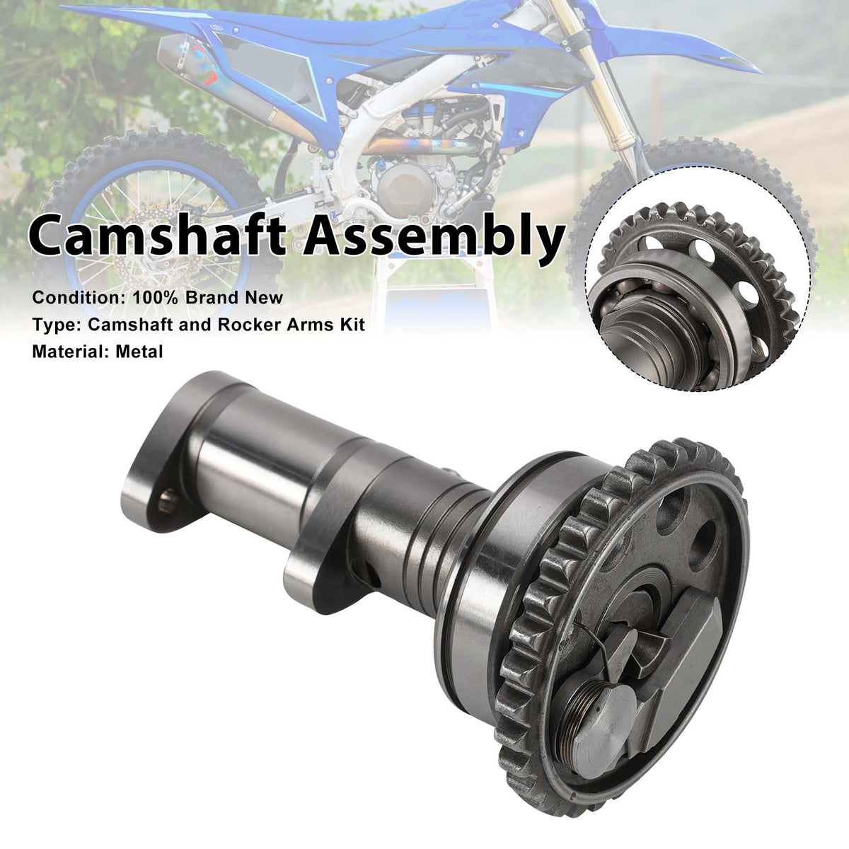 Ensemble d'arbre à cames 4054-2IN pour Yamaha YZ250F WR250F 2001-2013