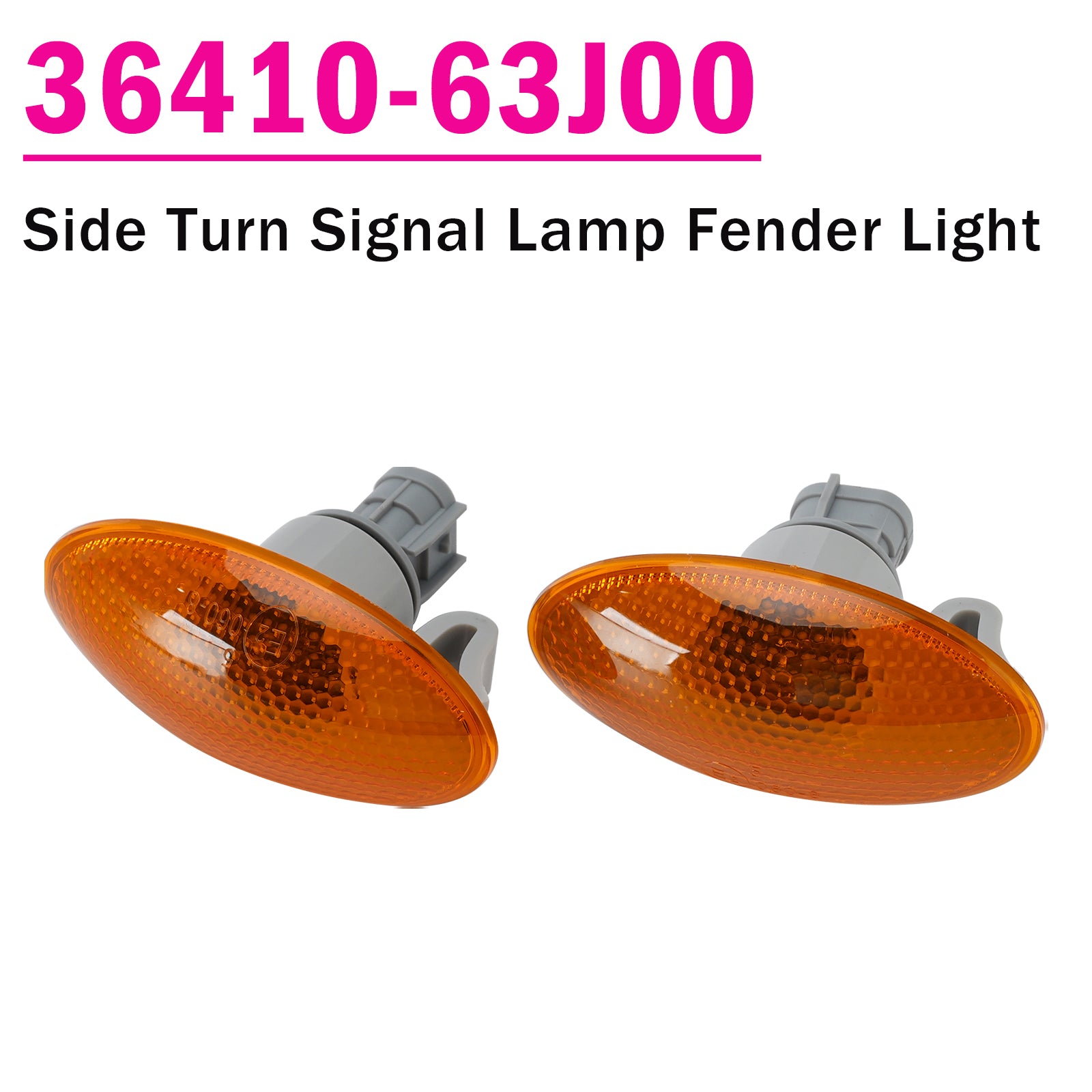 Luz de señal de giro lateral de ala para Suzuki Swift Grand Vitara 36410-63J00