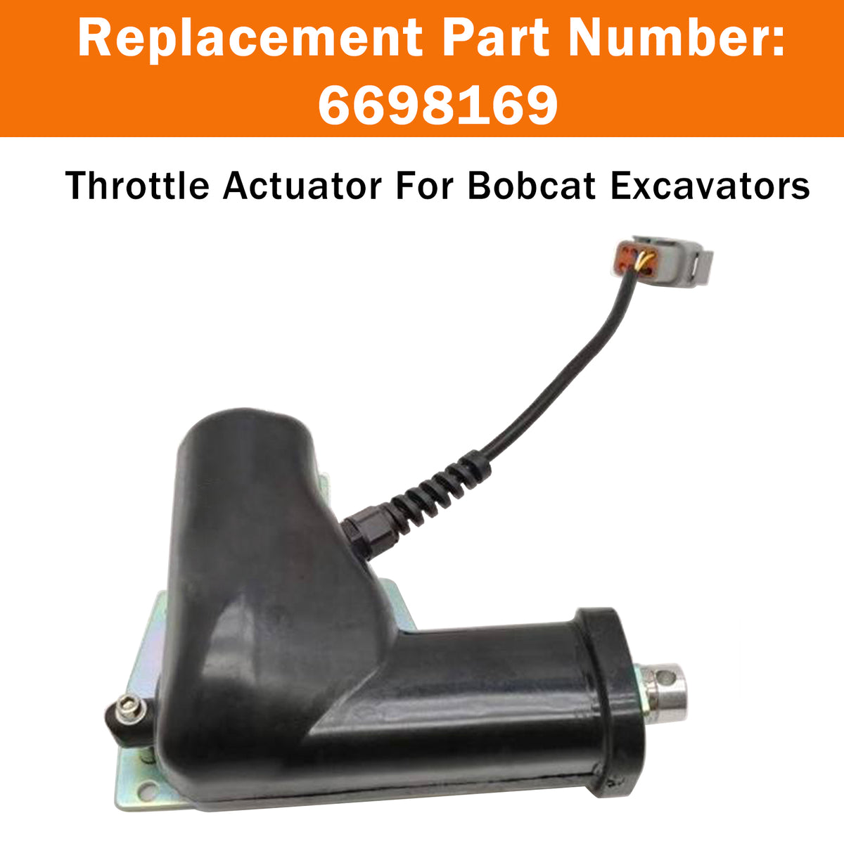 Actionneur D'Accélérateur 6698169 Pour Bobcat Pelles E35 E26 E32I E35I E45 E50