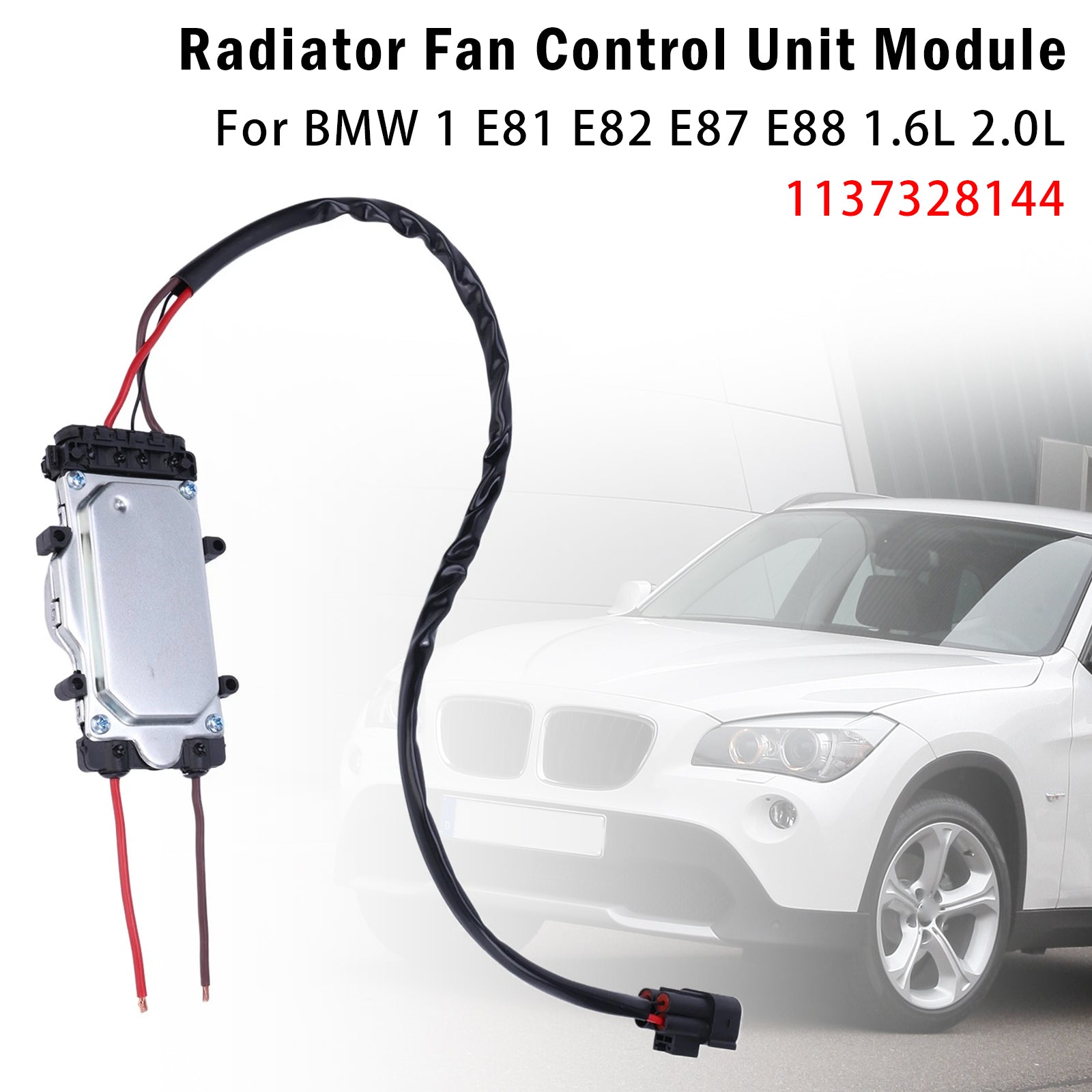Module commande ventilateur radiateur Pour BMW 1 E81 E82 E87 E88 1137328144