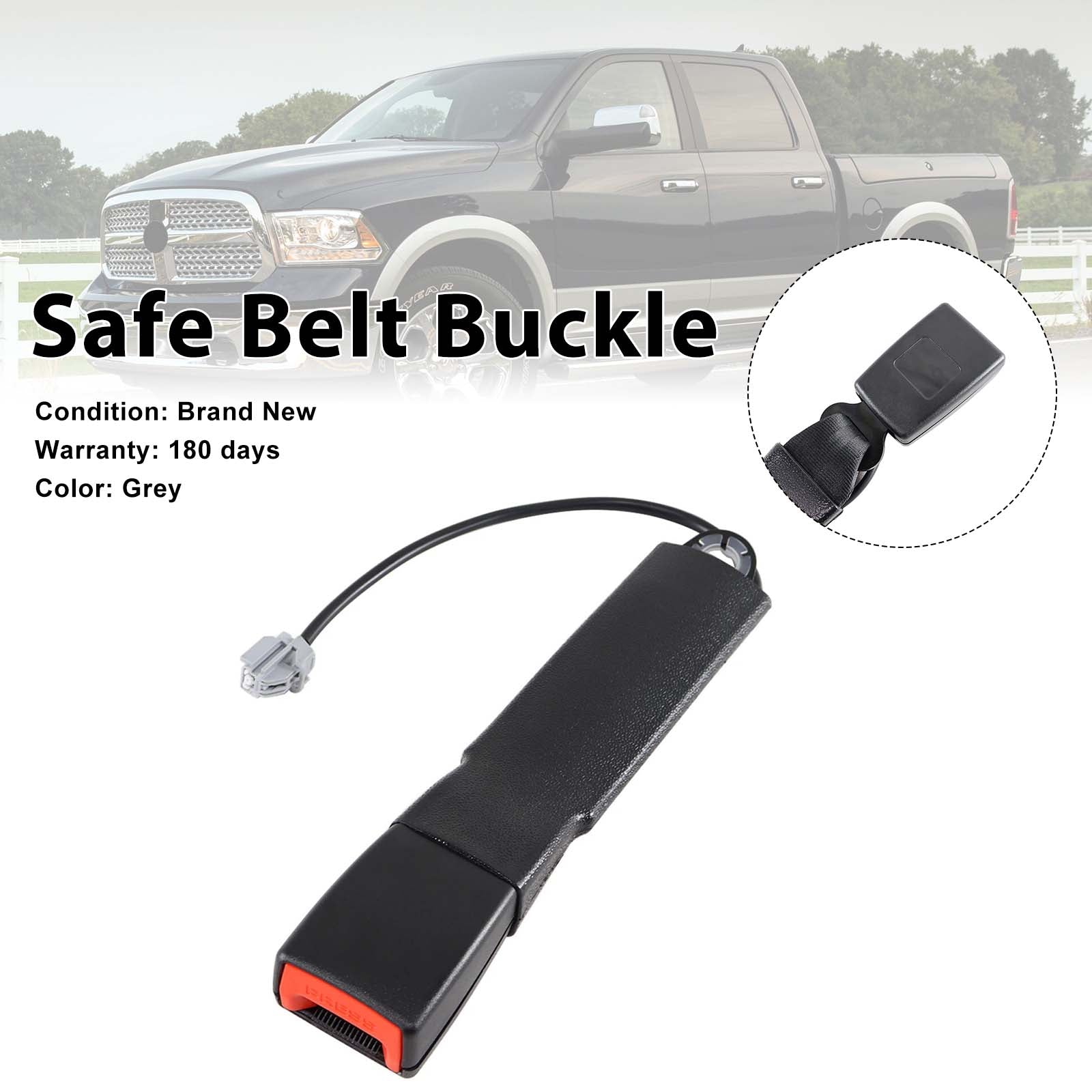 Front Right Inner Seat Belt Buckle 1WM991X9AC Pour Dodge Ram 1500 2500 3500 13-18