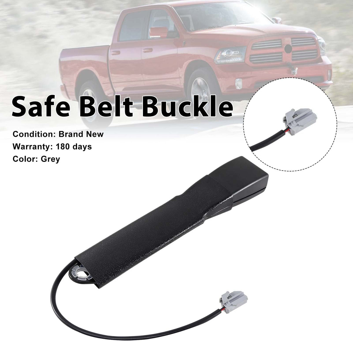 Front Right Inner Seat Belt Buckle 1WM991X9AC Pour Dodge Ram 1500 2500 3500 13-18