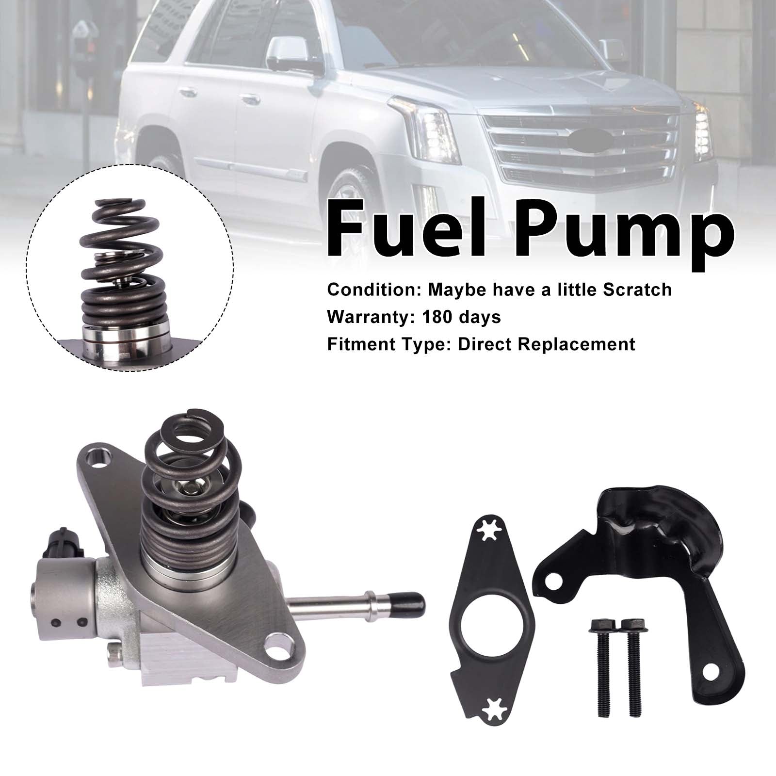 High Pressure Fuel Pump 12728002 Pour Chevy 4.3L 5.3L 6.2L V6 V8 2014-2021