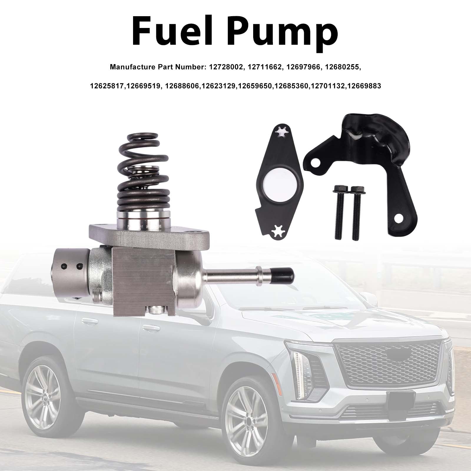 High Pressure Fuel Pump 12728002 Pour Chevy 4.3L 5.3L 6.2L V6 V8 2014-2021