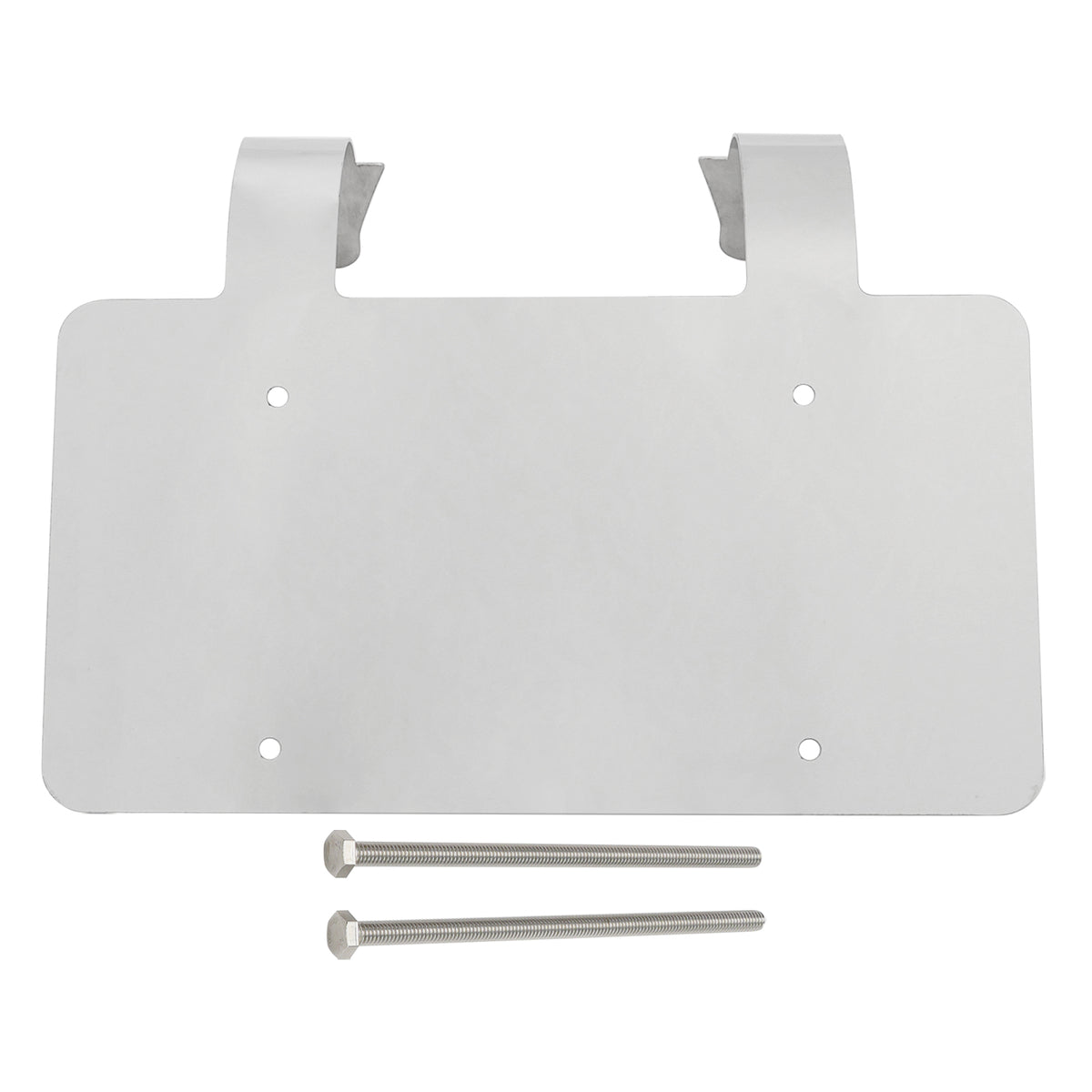 Protège-cerfs camion semi-remorque Support plaque inox Argent