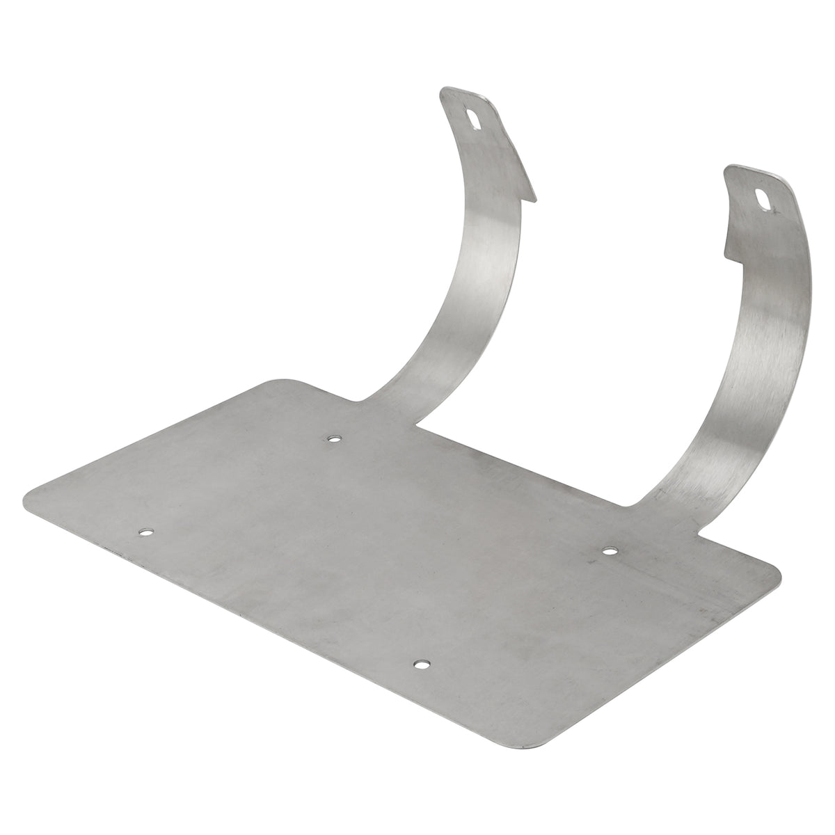 Protège-cerfs camion semi-remorque Support plaque inox Argent