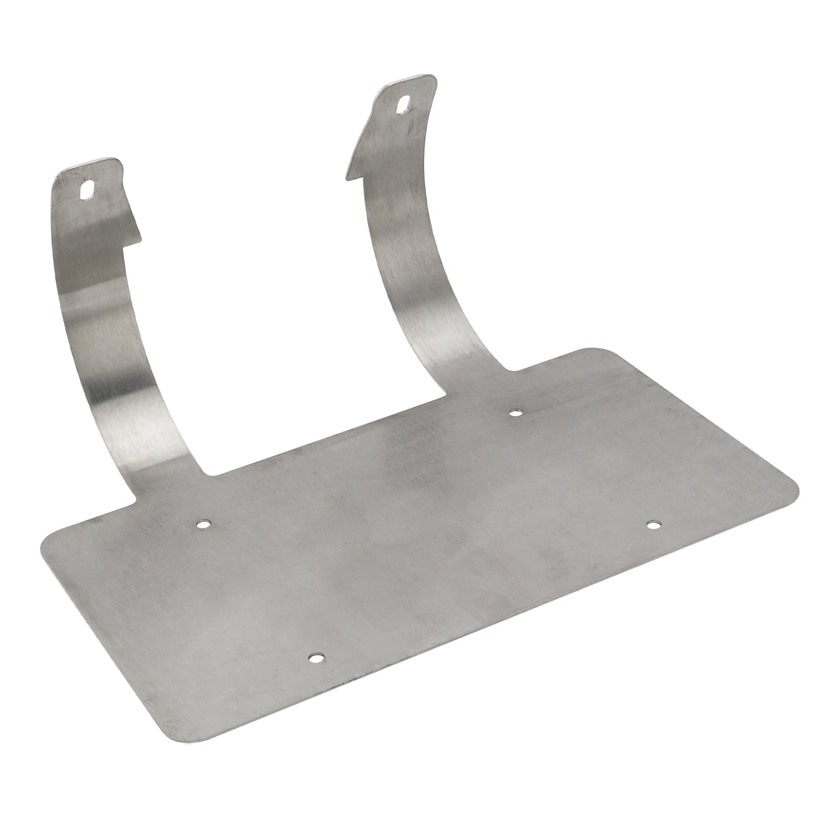 Protège-cerfs camion semi-remorque Support plaque inox Argent
