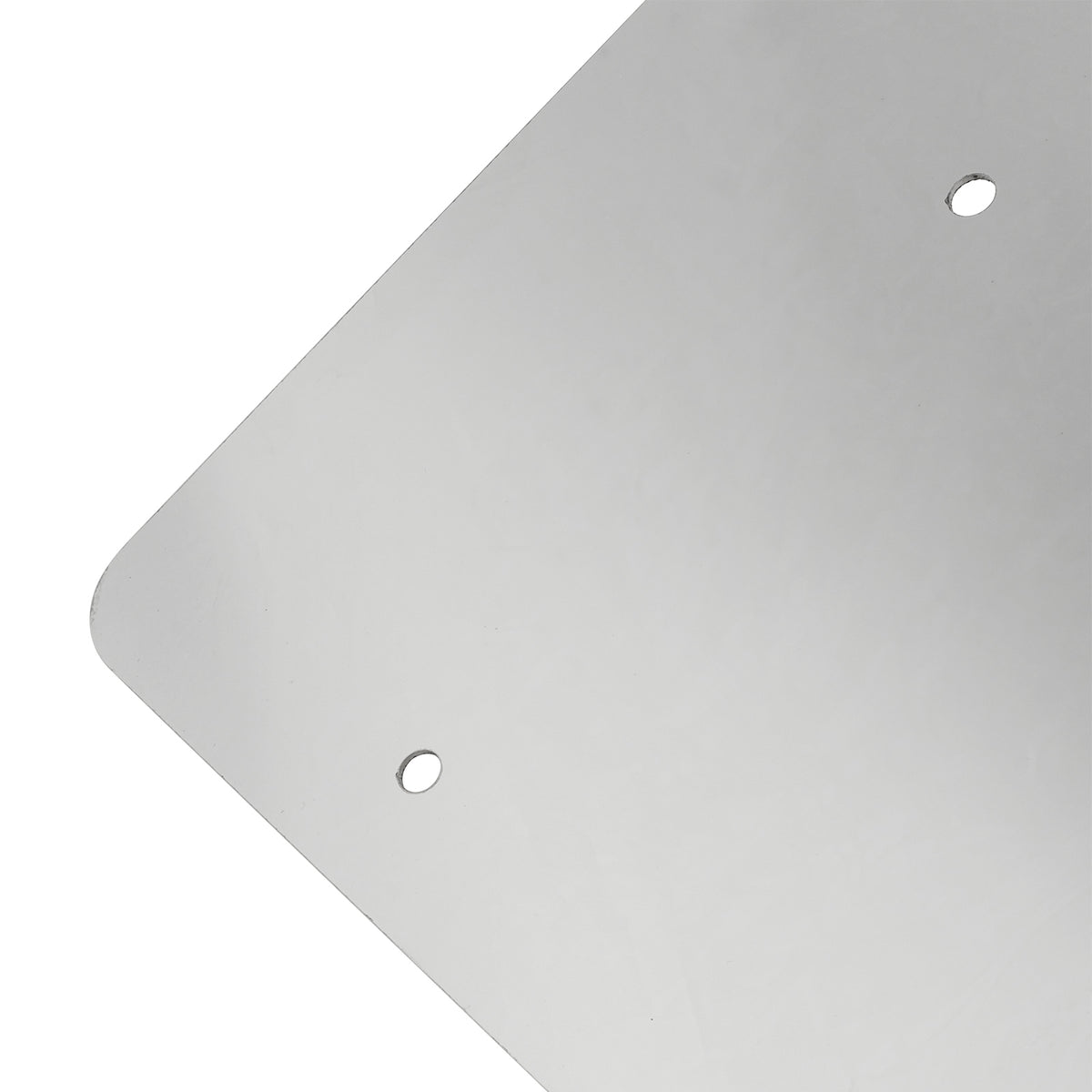 Protège-cerfs camion semi-remorque Support plaque inox Argent