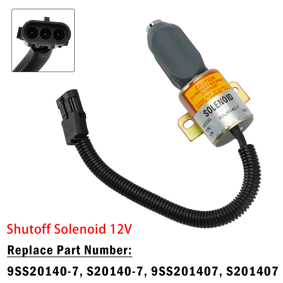 Électrovanne D'Arrêt S20140-7 9Ss20140-7 Pour Lincoln Classic 300D SA-400I