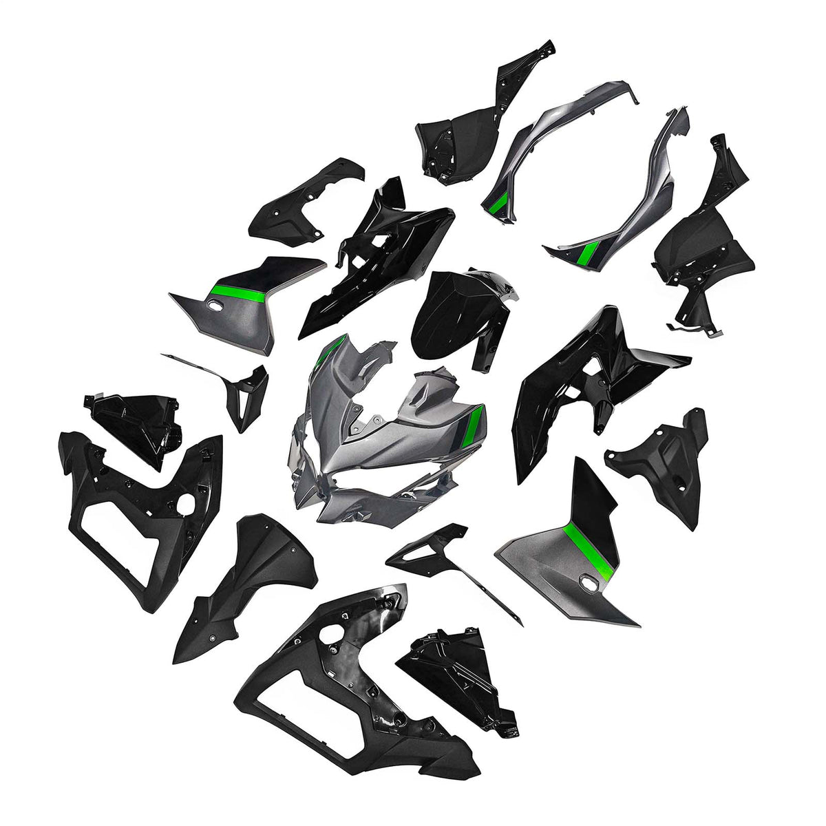 Einspritz-Karosserieverkleidungsset für Kawasaki Versys 1000 2019–2024 08#
