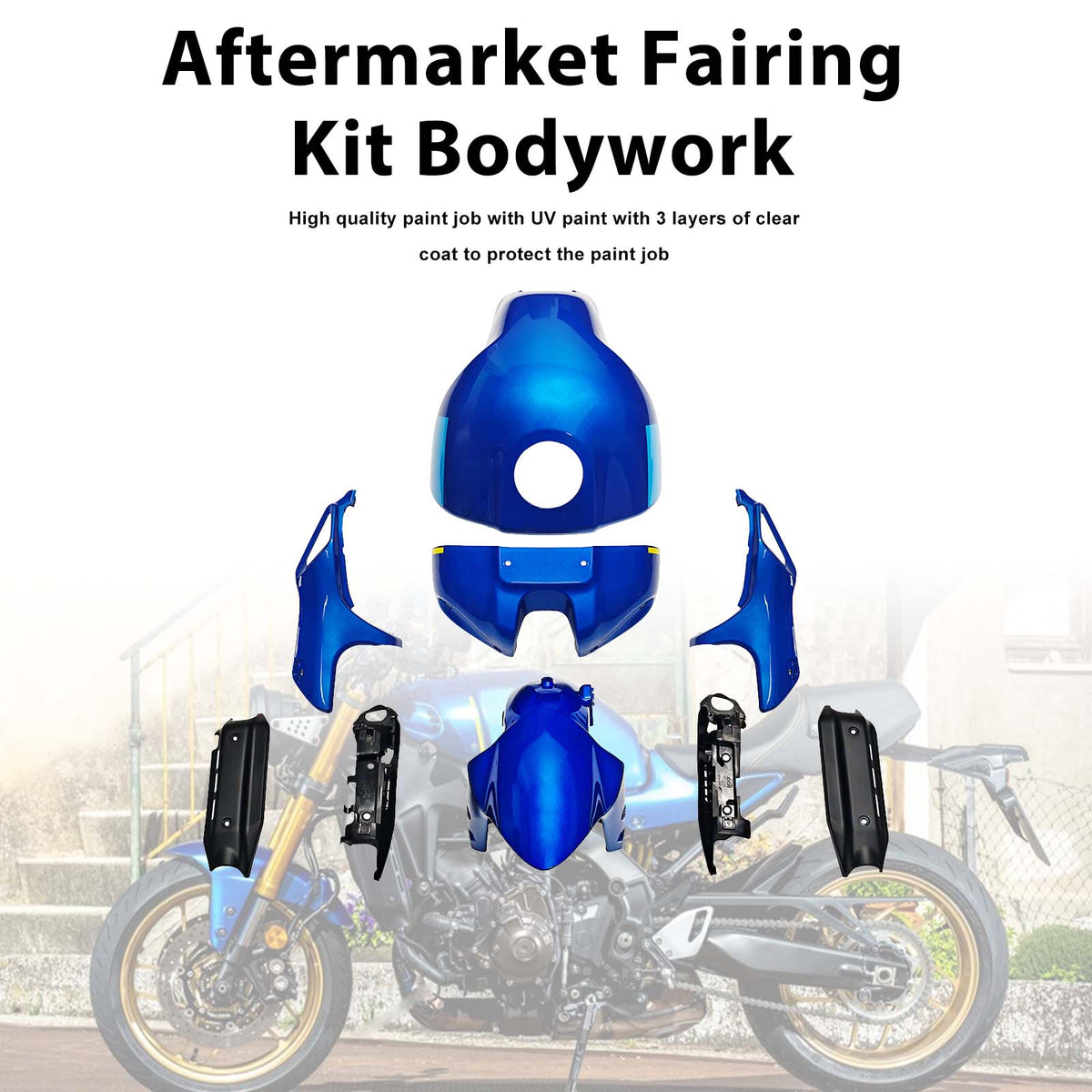 Zestaw owiewki nadwozia wtryskowego do Yamaha XSR900 2022-2026 04 #