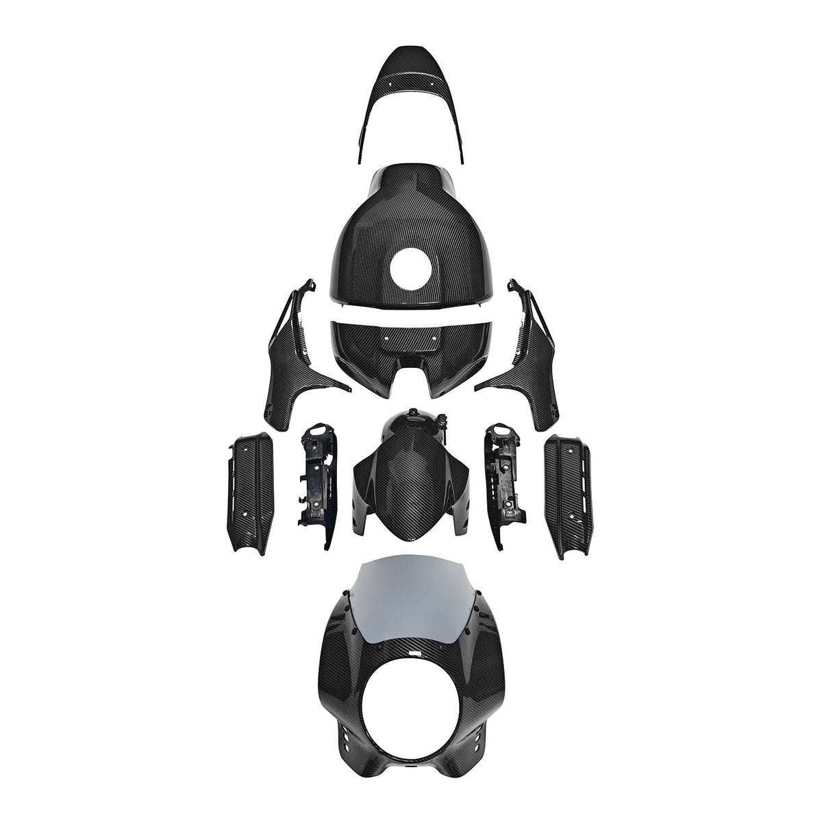 Injektion ABS Plastikkörperverkleidungskit für Yamaha XSR900 2022-2026 001#