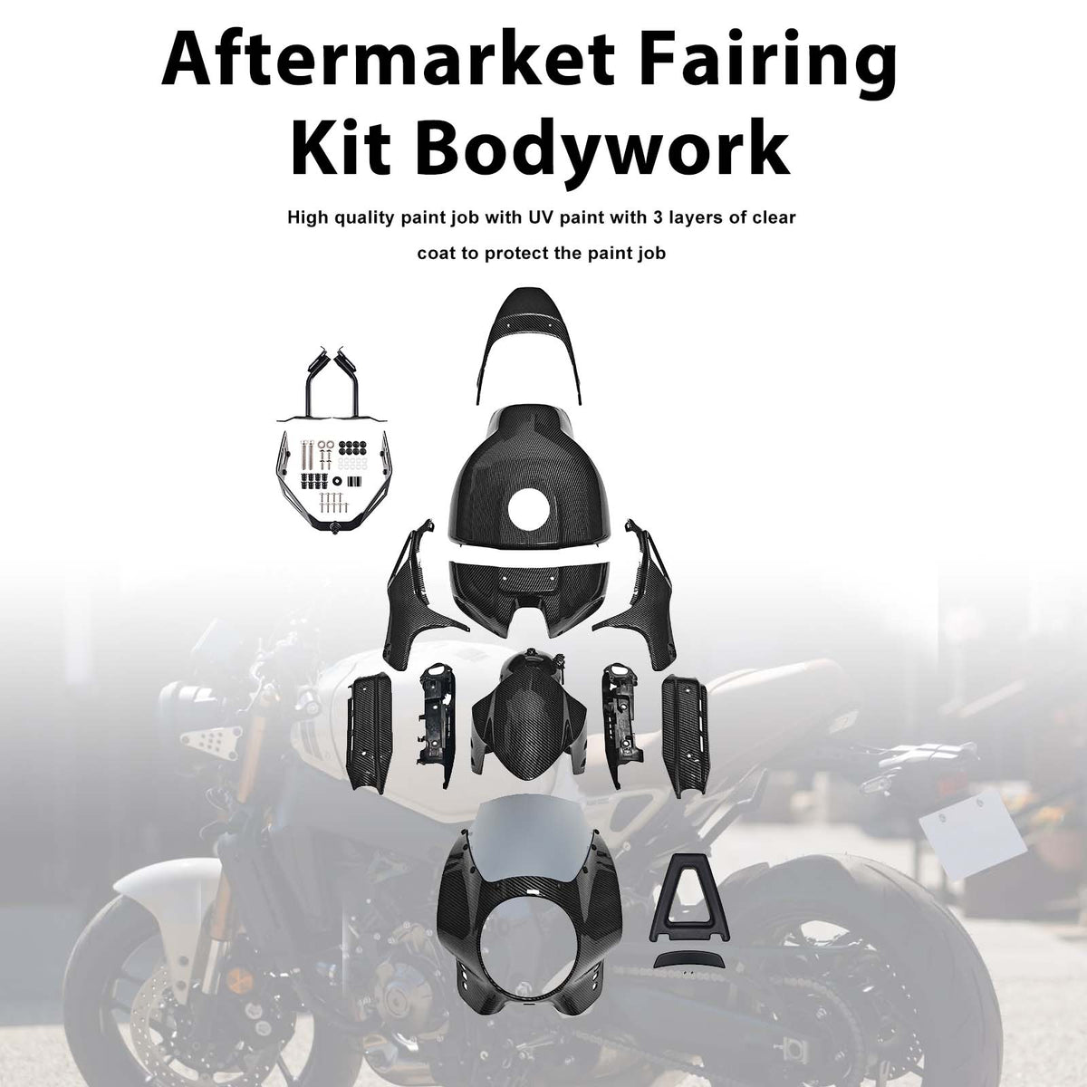 Injektion ABS Plastikkörperverkleidungskit für Yamaha XSR900 2022-2026 001#
