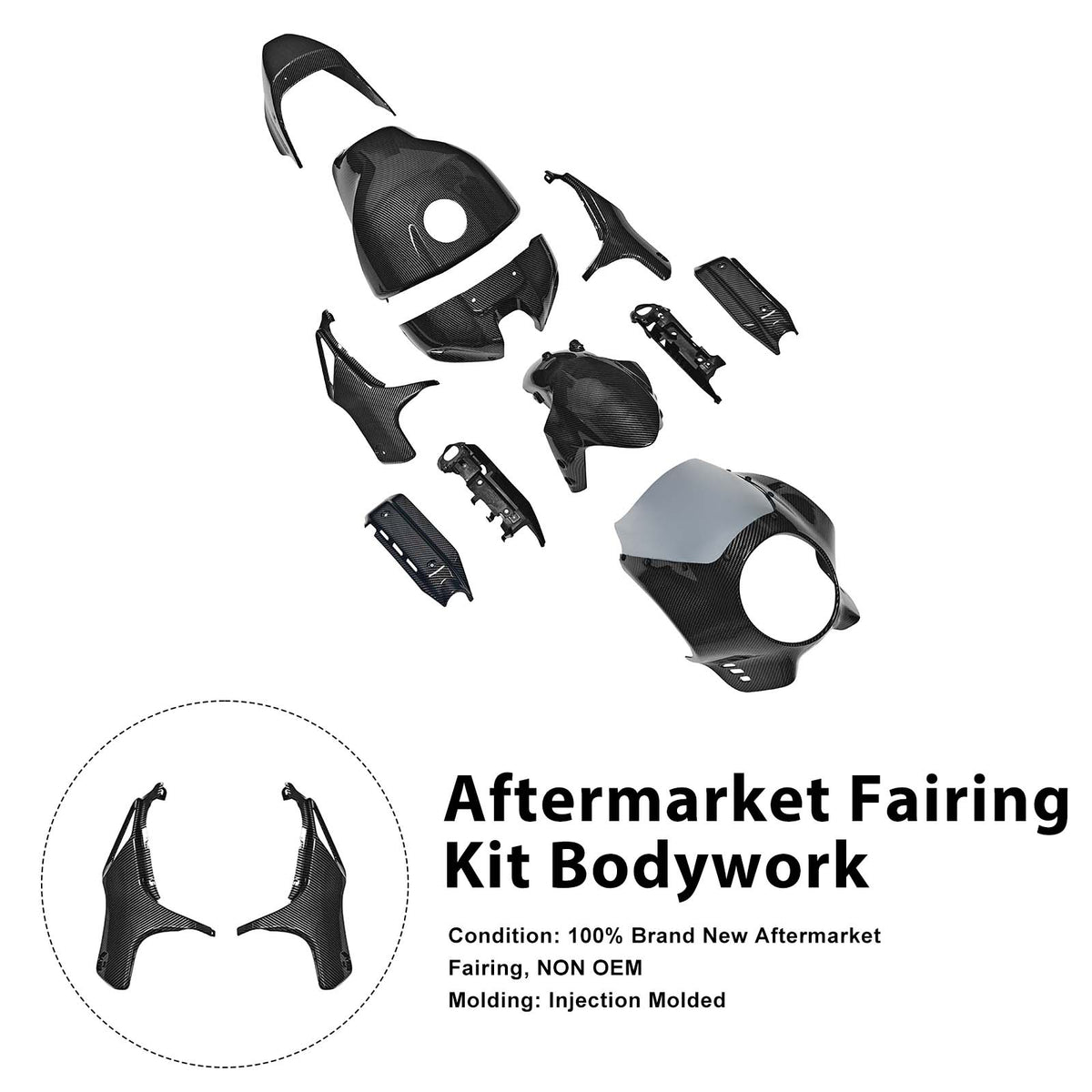 Injektion ABS Plastikkörperverkleidungskit für Yamaha XSR900 2022-2026 001#