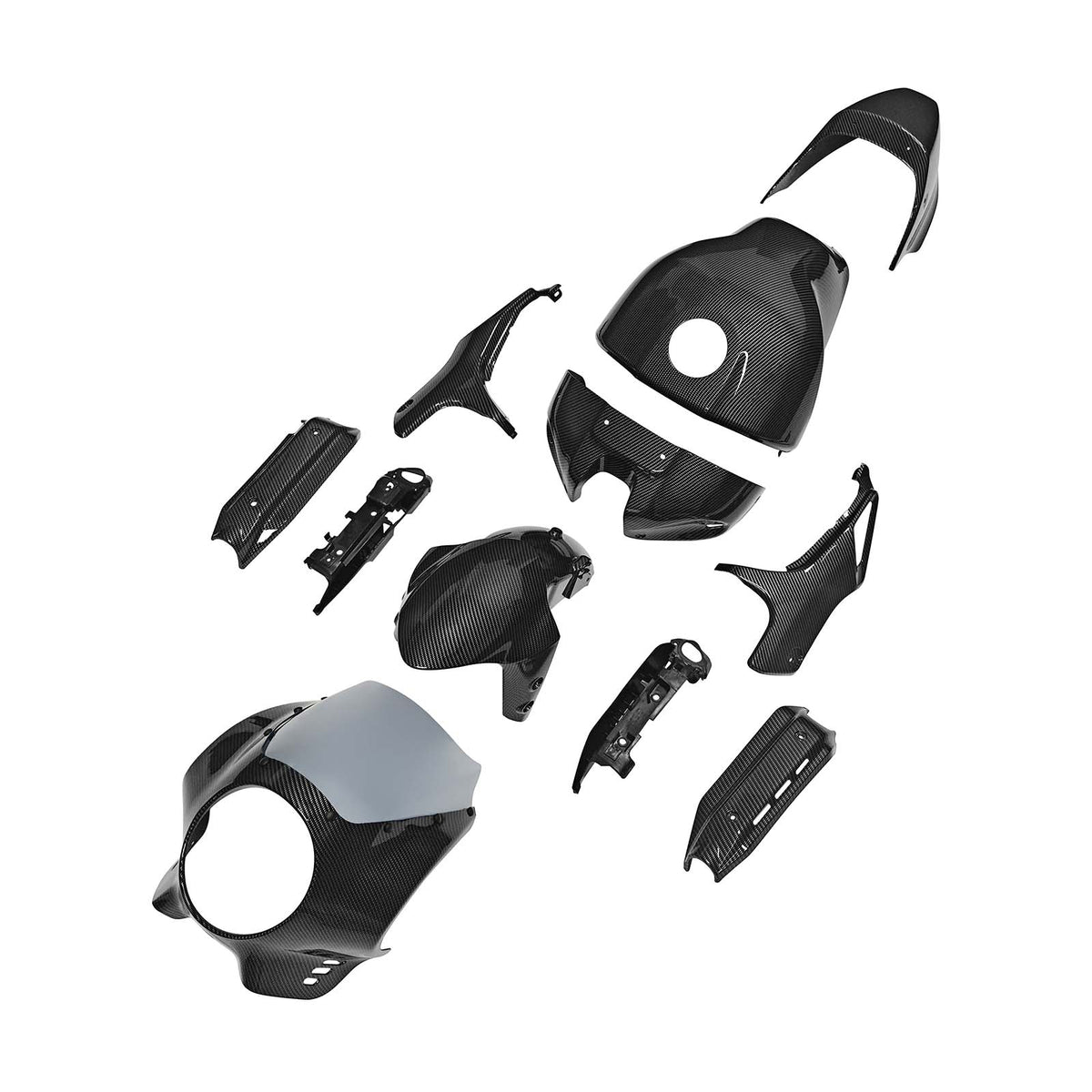 Injektion ABS Plastikkörperverkleidungskit für Yamaha XSR900 2022-2026 001#