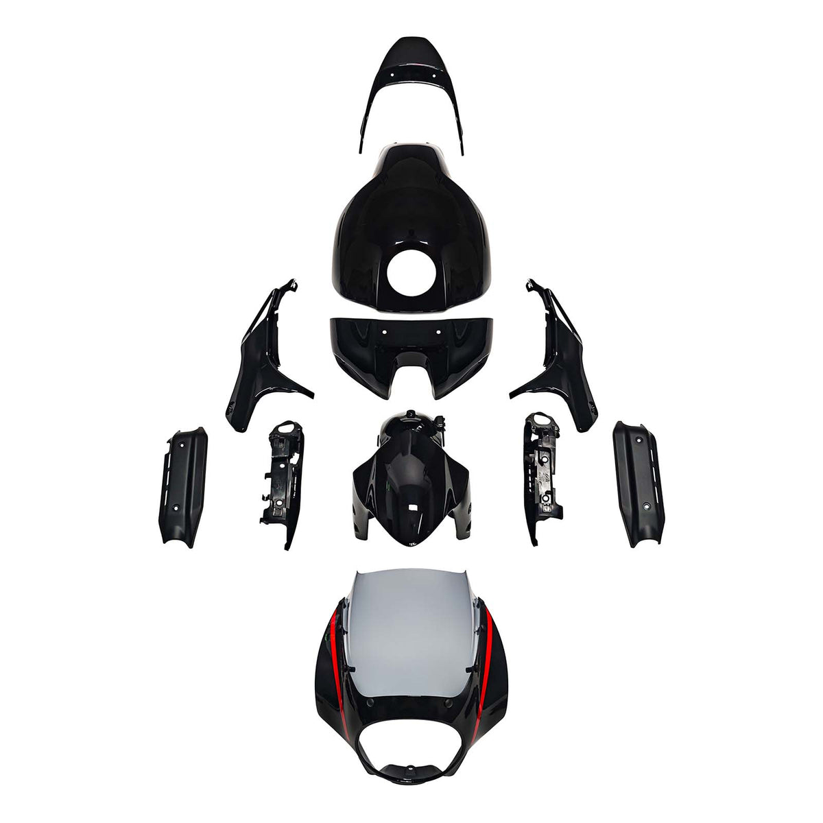 Injektion ABS Plastikkörperverkleidungskit für Yamaha XSR900 2022-2026 002#