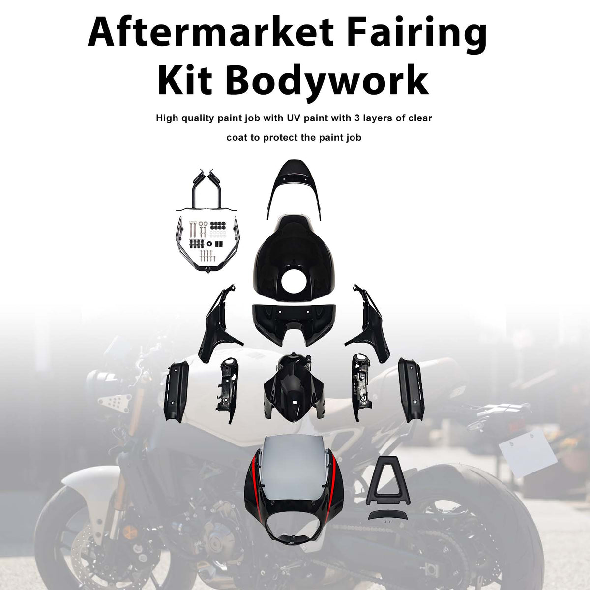 Injektion ABS Plastikkörperverkleidungskit für Yamaha XSR900 2022-2026 002#