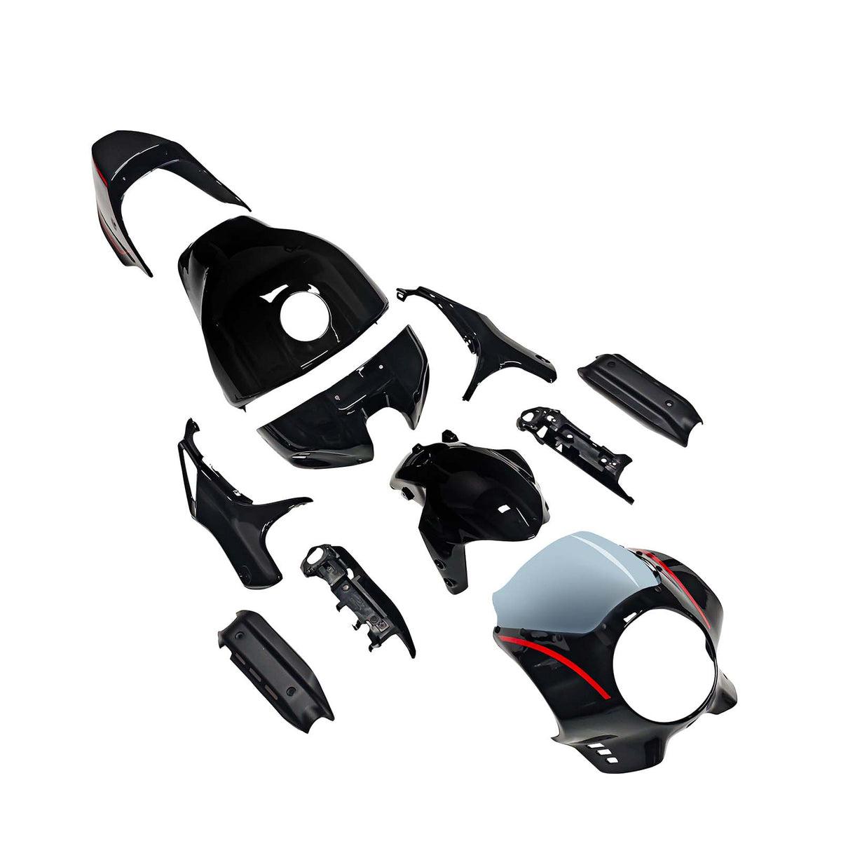 Injektion ABS Plastikkörperverkleidungskit für Yamaha XSR900 2022-2026 002#