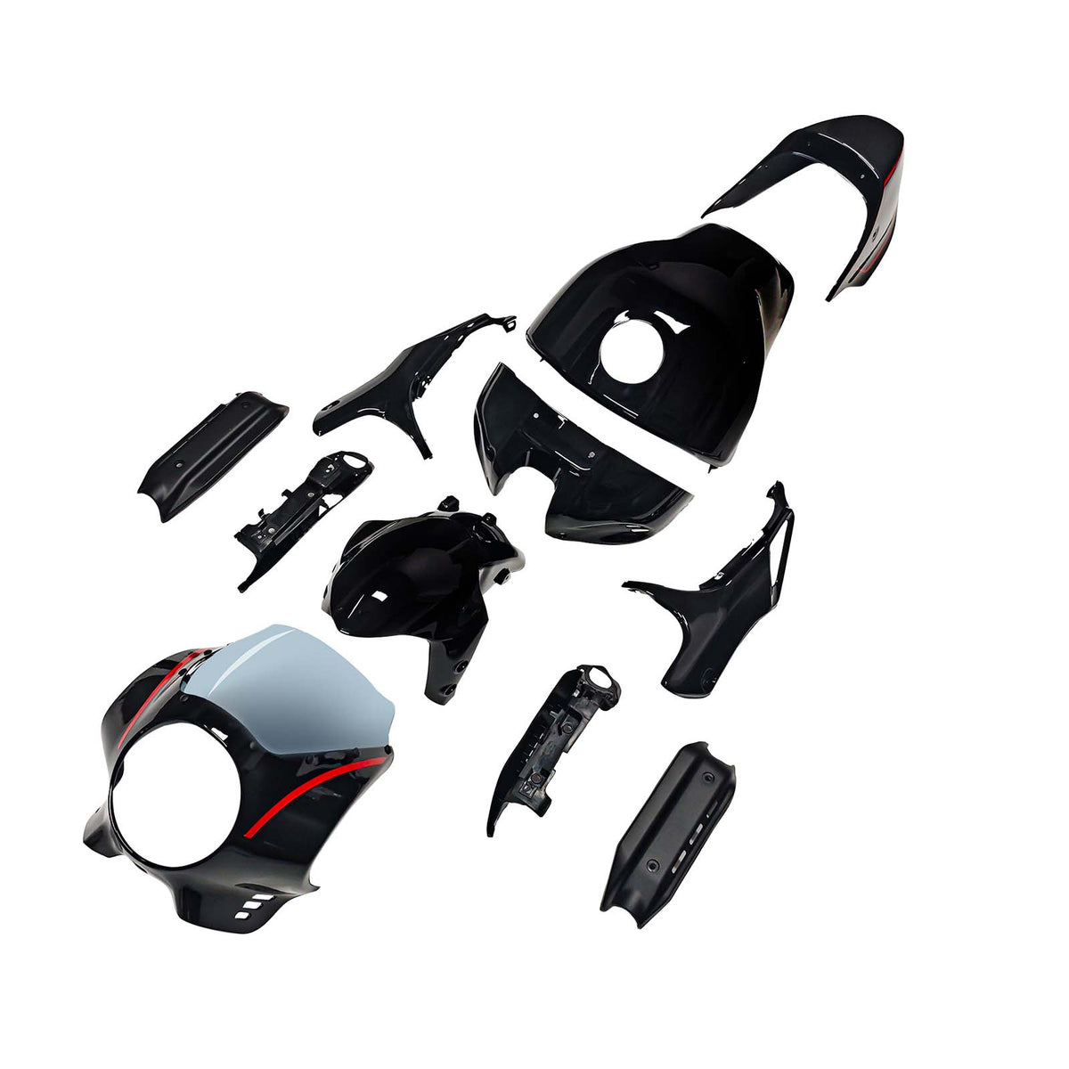 Injektion ABS Plastikkörperverkleidungskit für Yamaha XSR900 2022-2026 002#