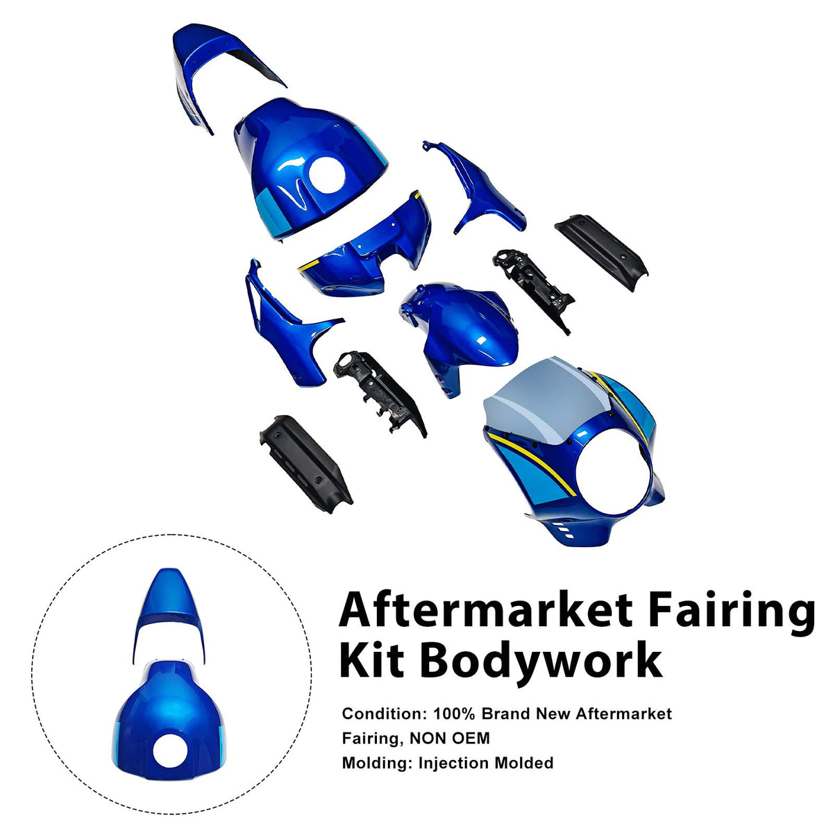 Injektion ABS Plastikkörperverkleidungskit für Yamaha XSR900 2022-2026 004#