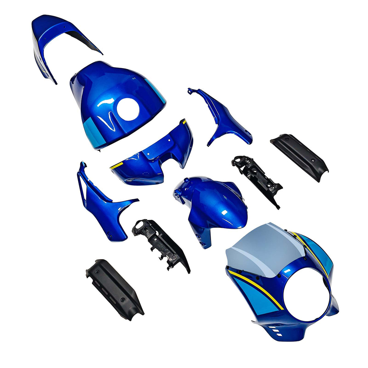 Injektion ABS Plastikkörperverkleidungskit für Yamaha XSR900 2022-2026 004#