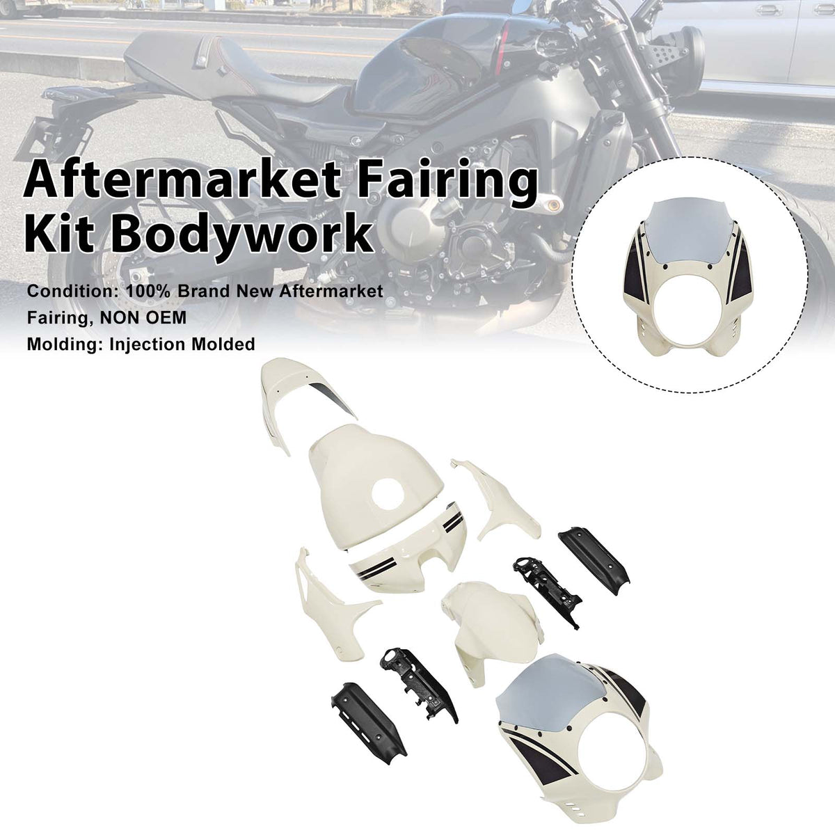 Kit plastica ABS ad iniezione per Yamaha XSR900 2022-2026 005#