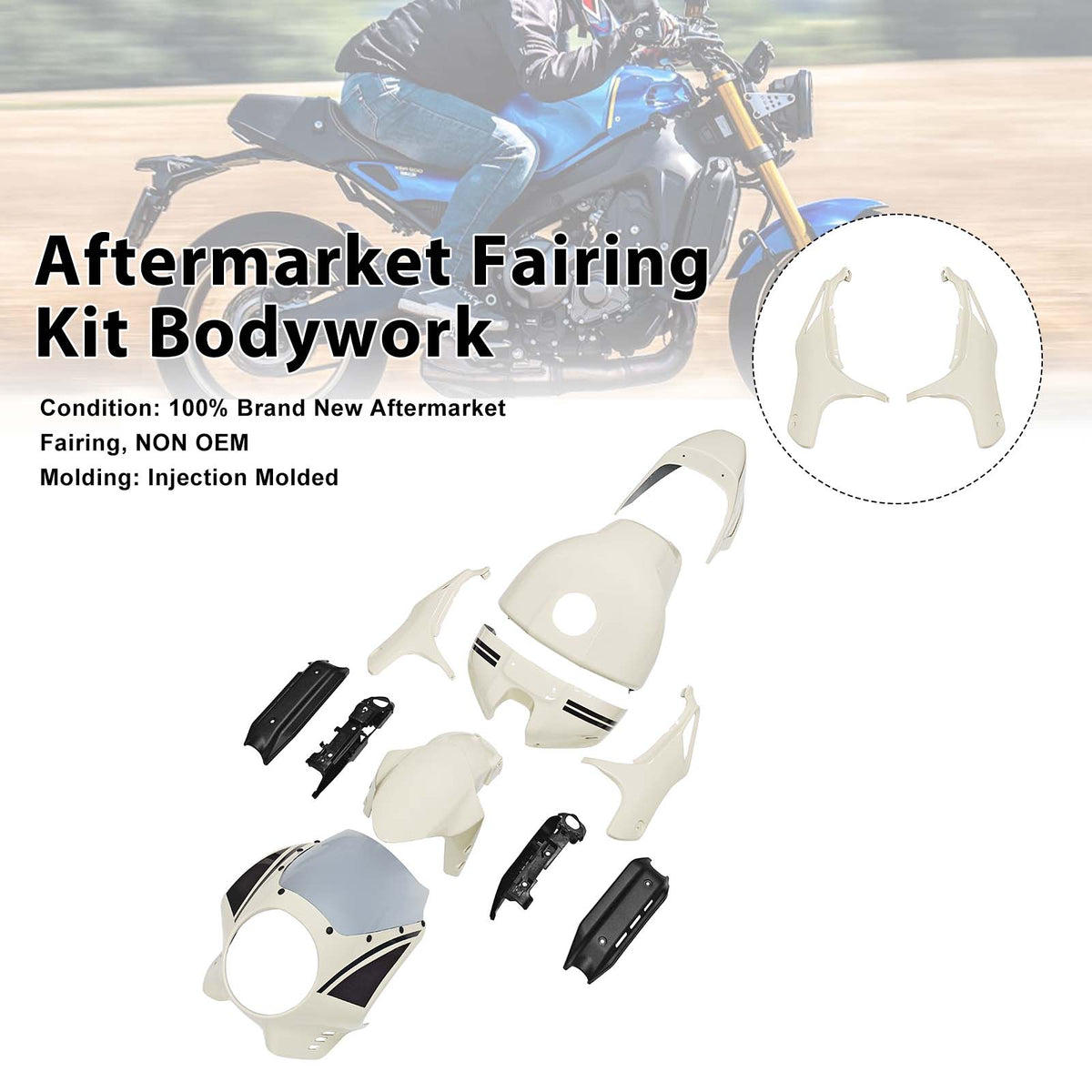 Kit plastica ABS ad iniezione per Yamaha XSR900 2022-2026 005#