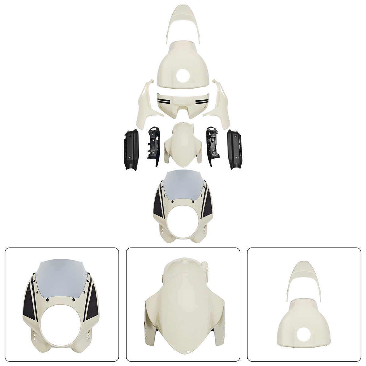 Kit plastica ABS ad iniezione per Yamaha XSR900 2022-2026 005#