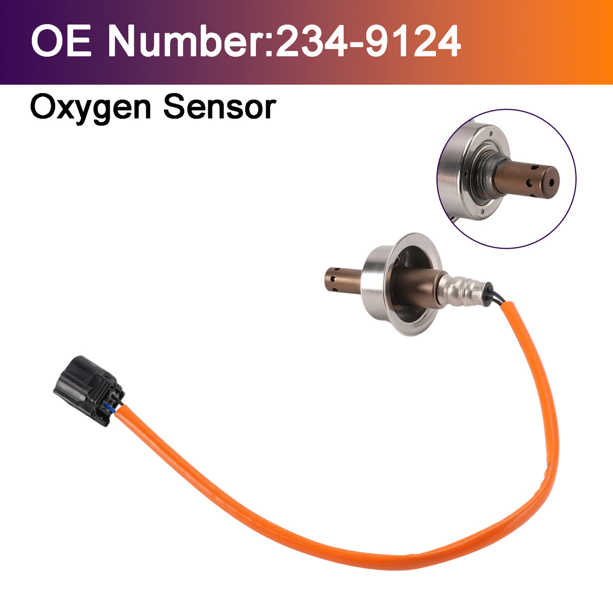 Sensore di ossigeno O2 a monte 234‑9124 per Honda Civic L4 2007‑2011