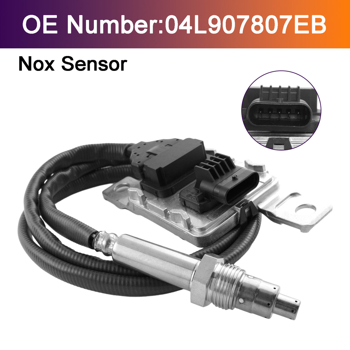 Capteur D’oxyde D’azote NOx 04L907807EB SNS471B Pour VW Audi 2.0 TDI