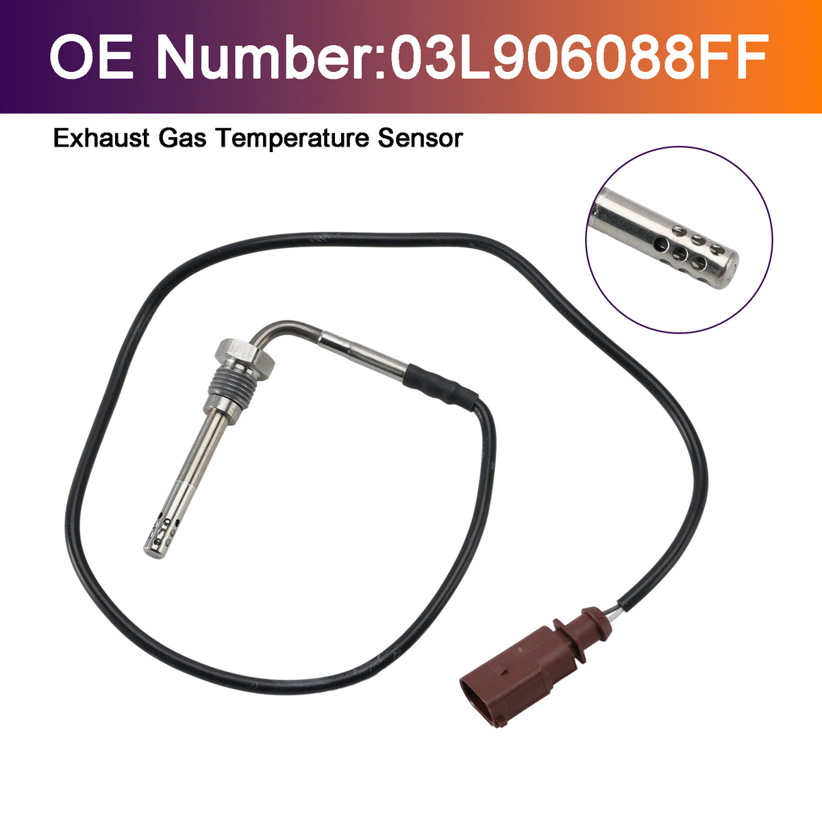 Capteur Température Gaz D’échappement Pour VW Transporter T5 Multivan 2003-2015 2.0T