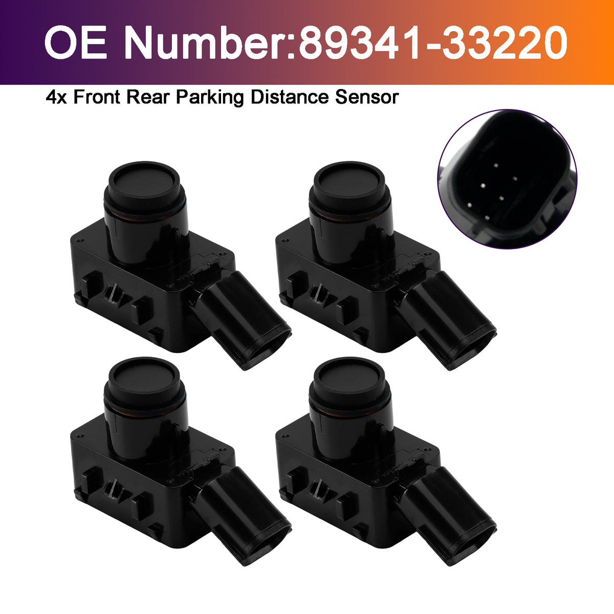 4x senzor razdalje pri parkiranju 89341-33220 za Toyota Camry Lexus LS500