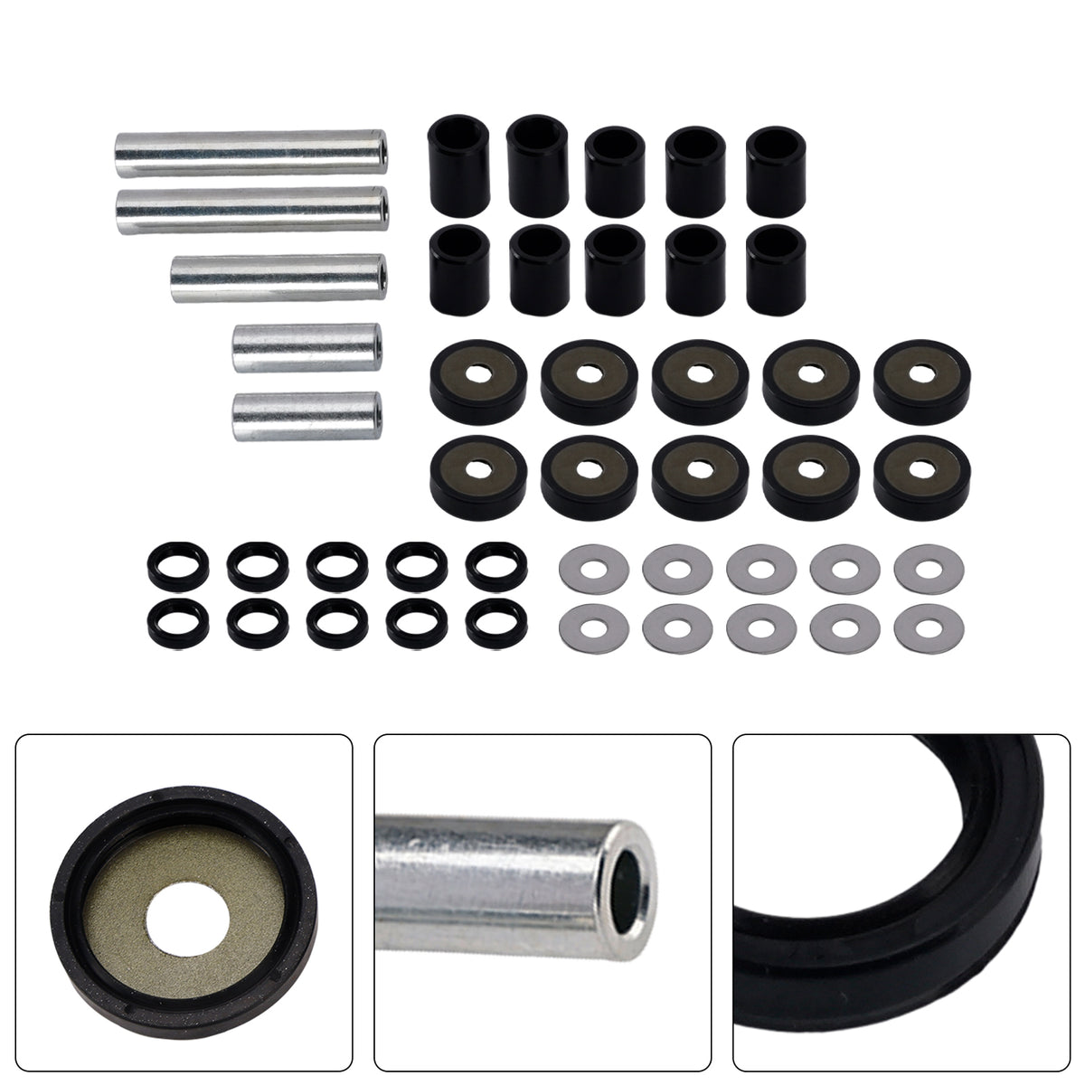 Kit de bujes de brazo en A trasero 50-1075 para Suzuki LT-A 500/750 X/XP KingQuad