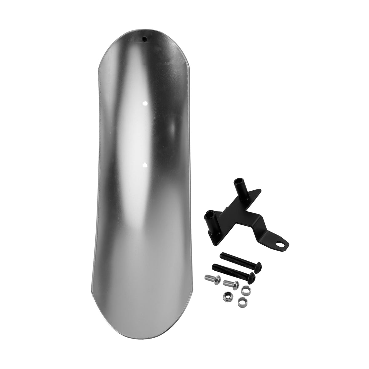 Garde-boue avant étendu en alliage d'aluminium pour Street Scrambler 900 2026-2027 Silver