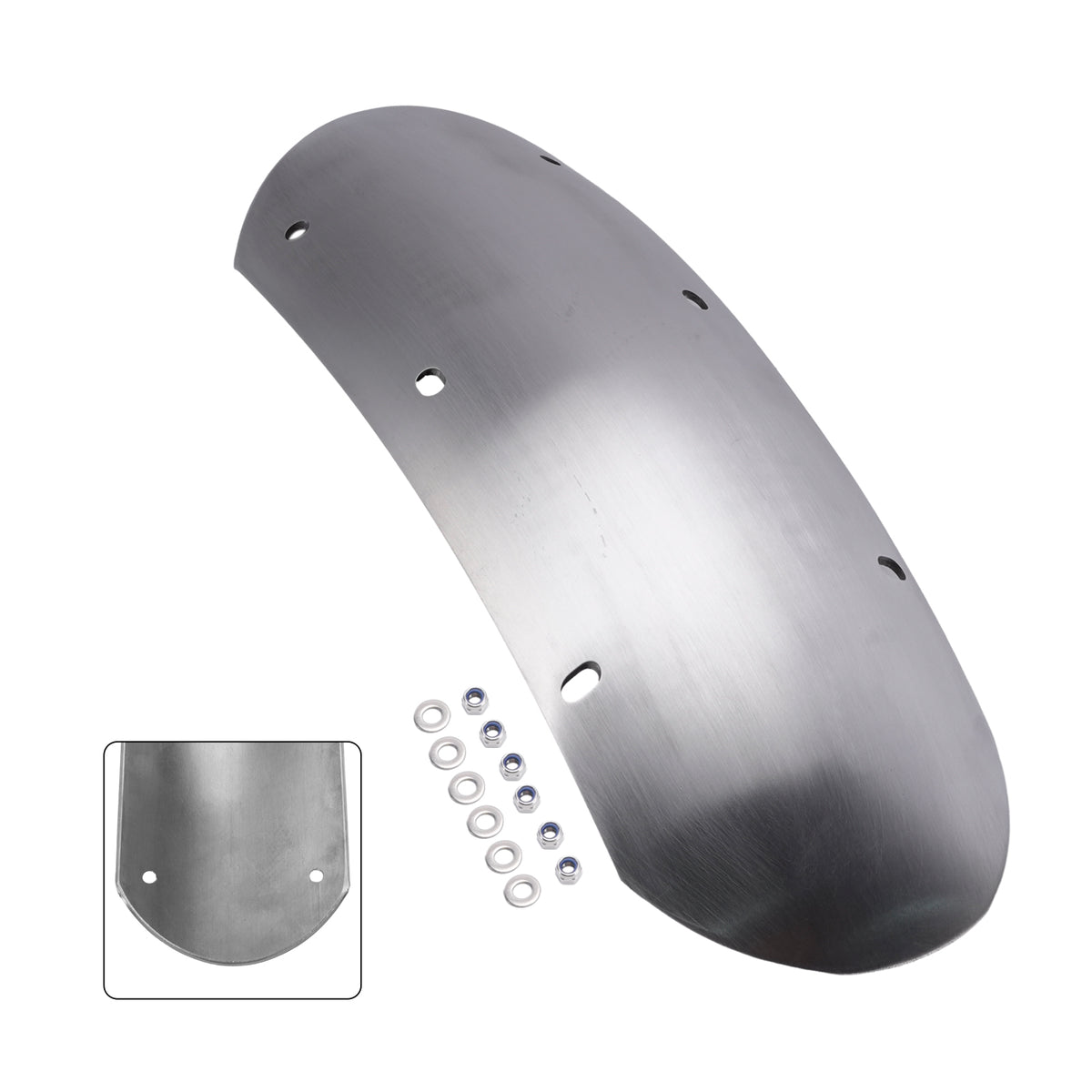 Garde-boue avant en alliage d'aluminium pour Street Scrambler 900 2026-2027 Silver