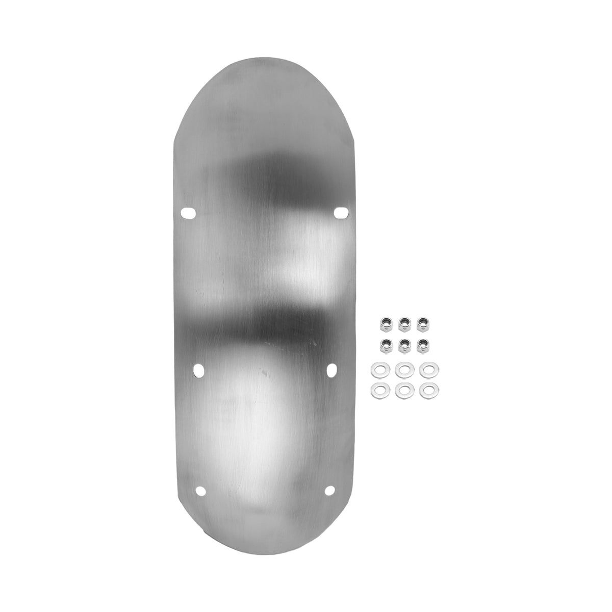 Garde-boue avant en alliage d'aluminium pour Street Scrambler 900 2026-2027 Silver