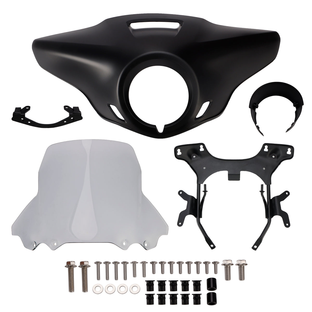 Cupolino parabrezza per HONDA CMX1100 21-24 Nero opaco+Grigio