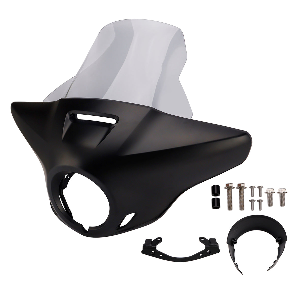 Cupolino parabrezza per HONDA CMX1100 21-24 Nero opaco+Grigio