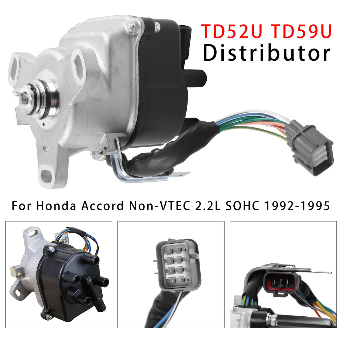Distributeur d'allumage TD52U TD59U Pour Honda Accord 2.2L 1992-1995