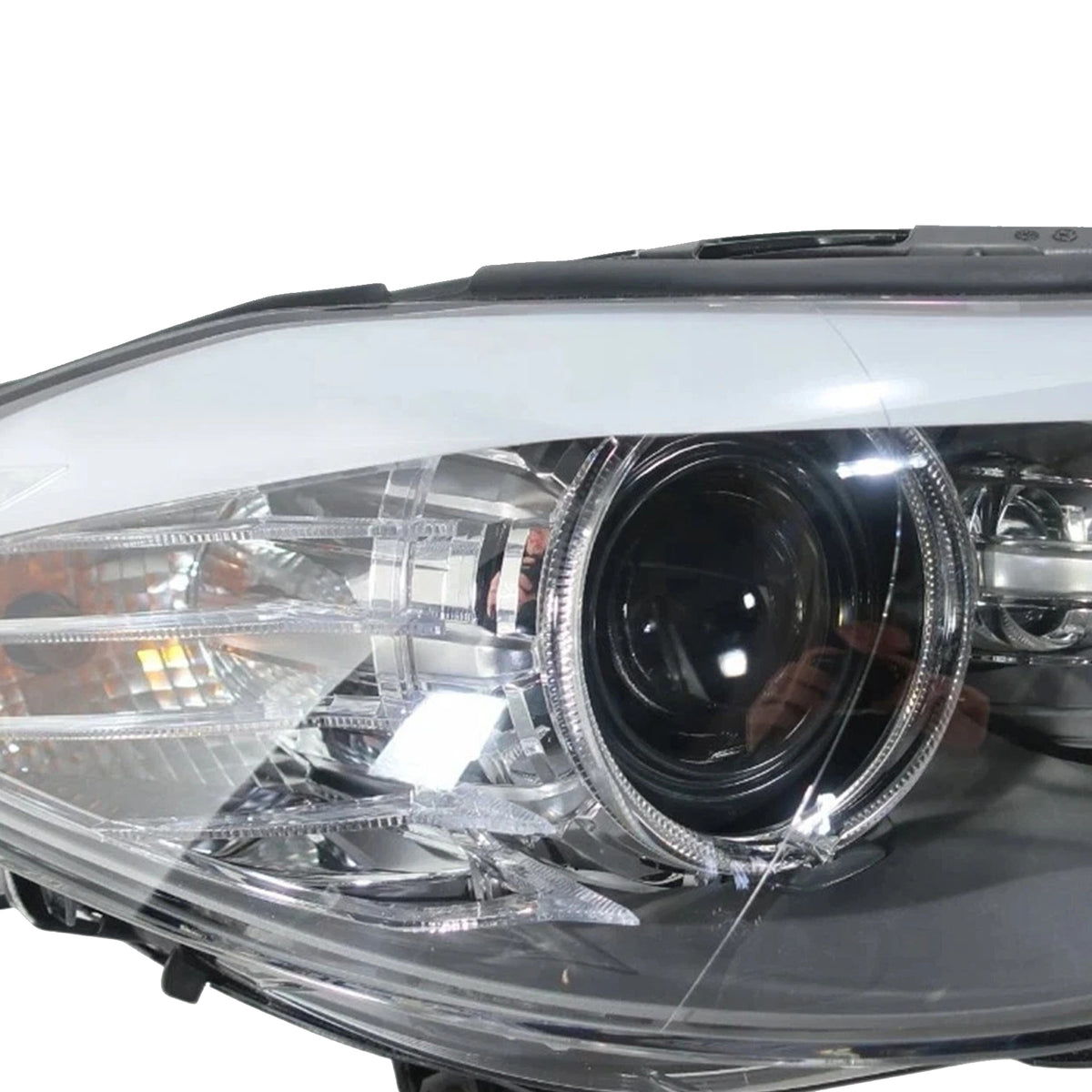 Phare Avant Droit Halogène Avec LED DRL Pour BMW Série 5 2010-2013