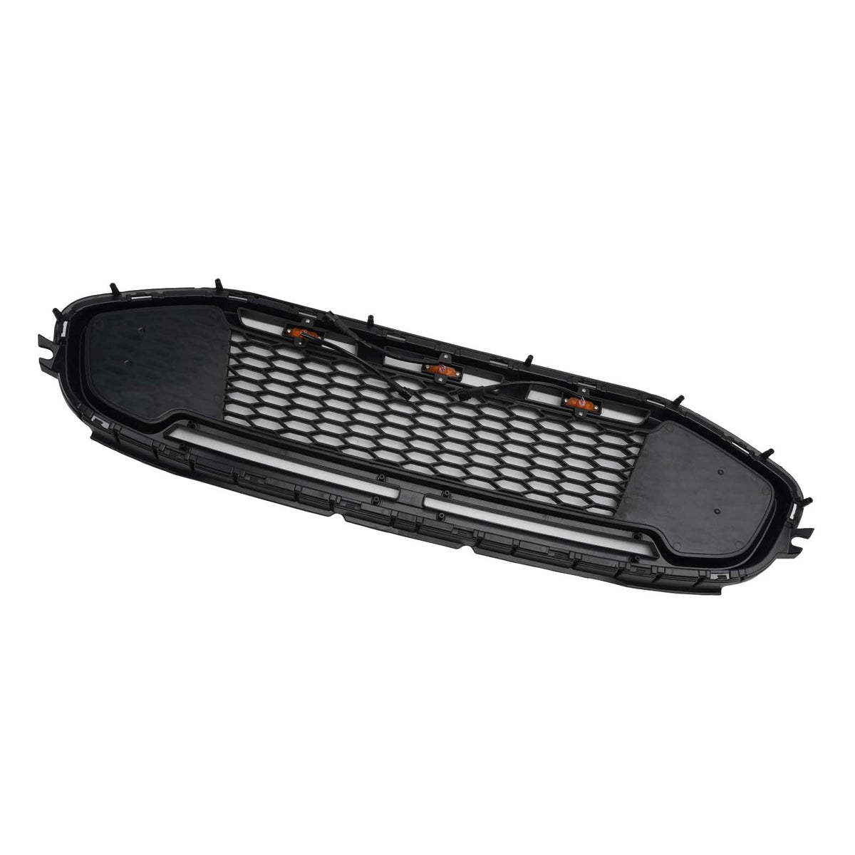 Black Front Bumper Grill Grille Pour Ford Transit Connect 2019-2023 W/LED