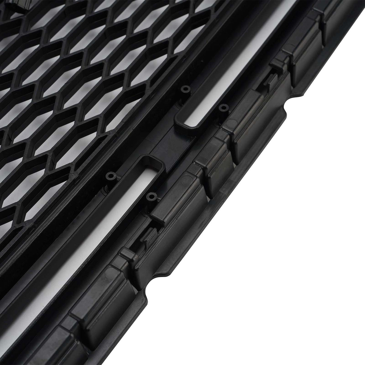 Black Front Bumper Grill Grille Pour Ford Transit Connect 2019-2023 W/LED