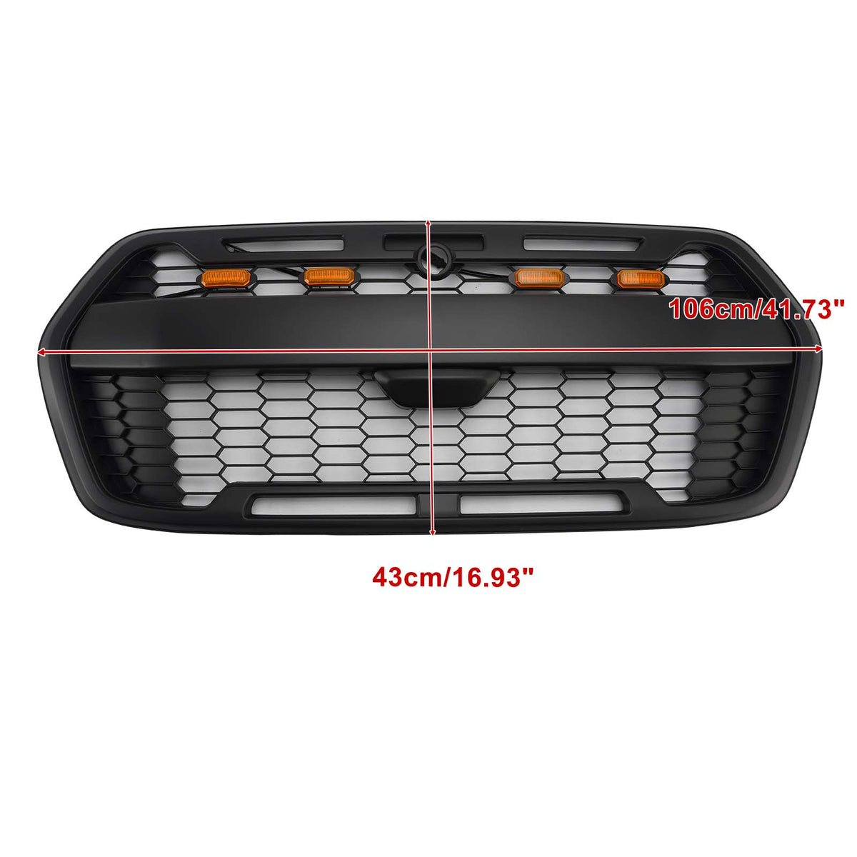 Front Bumper Grill 2467809 Pour Ford Transit MK8 Trail 2019-Onwards Raptor Style