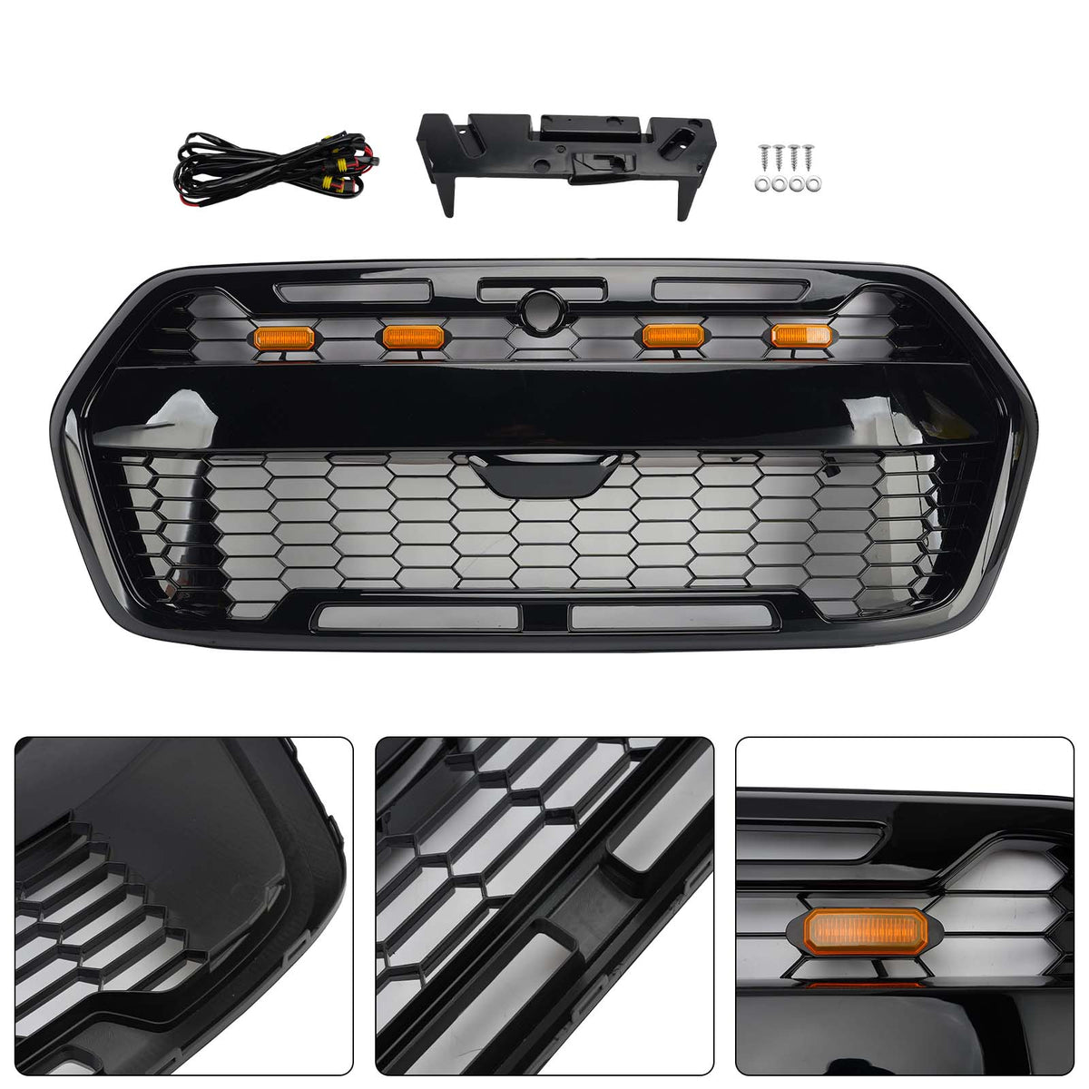 Front Bumper Grille 2467809 Pour Ford Transit MK8 Trail 2019-Onwards Raptor Style