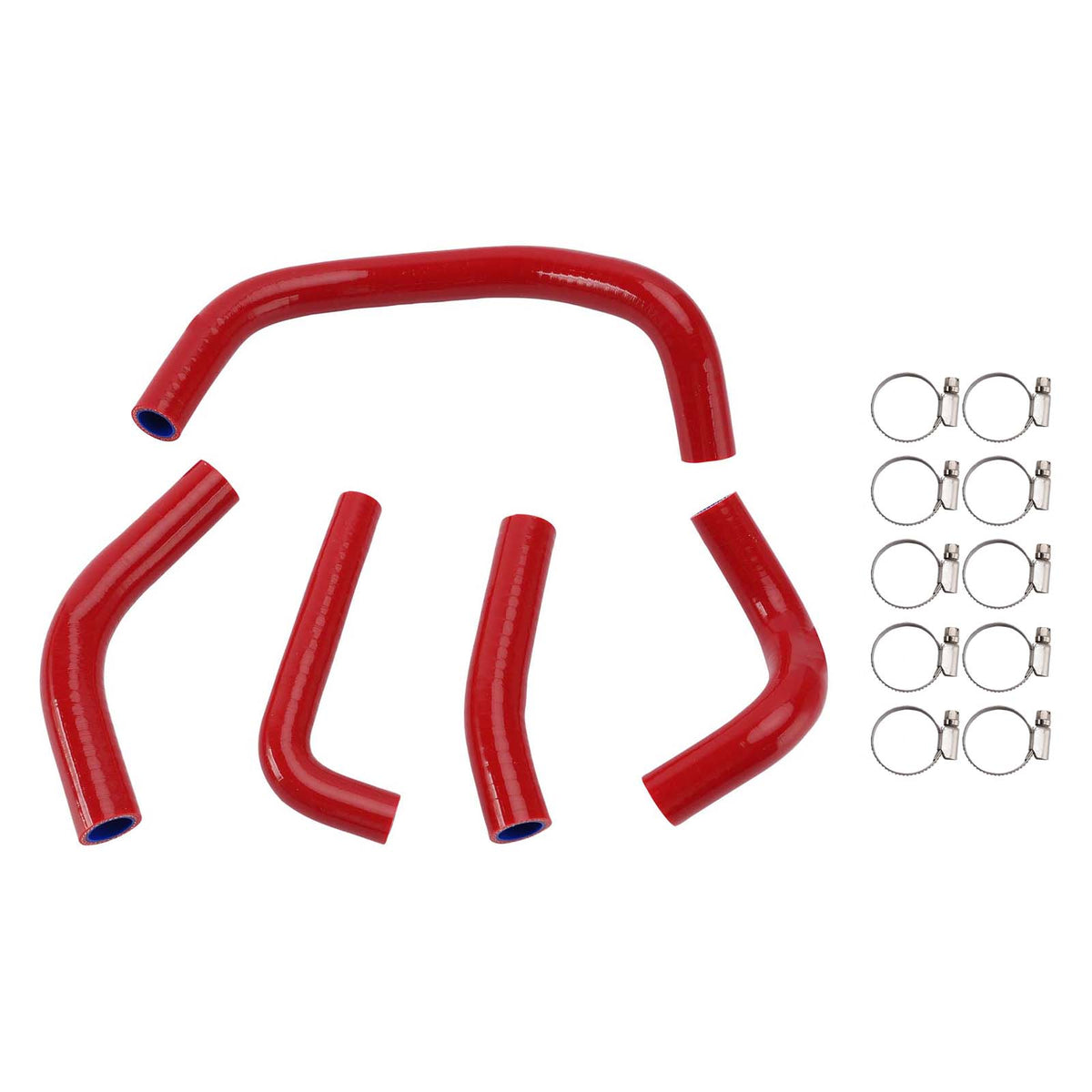 Kit de durites de refroidissement en silicone pour radiateur Honda CB500SF 2026+ Red