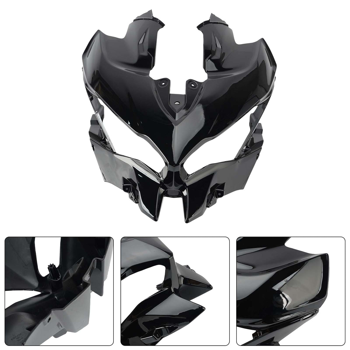 Parabrezza e Cupolino per Kawasaki Versys 1000 2019-2024 Nero