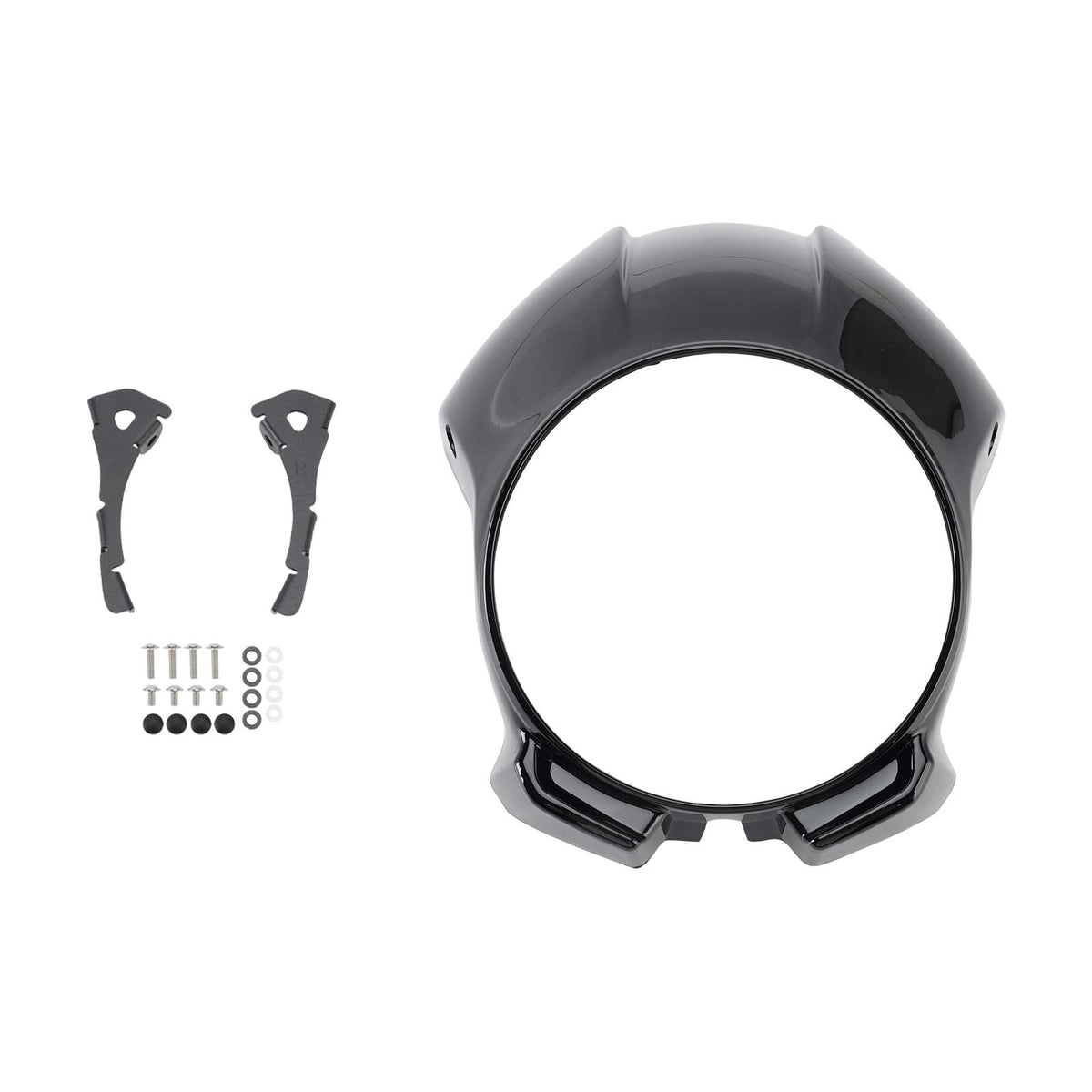 Carénage de phare et de pare-brise pour Honda Rebel CMX300 CMX500 2020-2026 Black