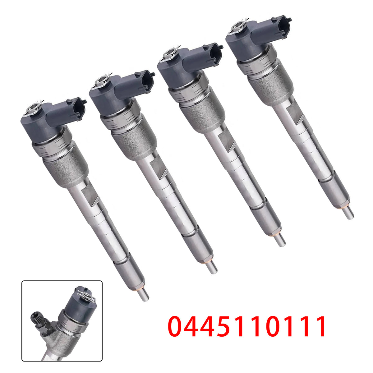 4X Injecteur Carburant Pour Alfa Romeo 147 156 166 1.9 JTD 2001-2010 0445110111