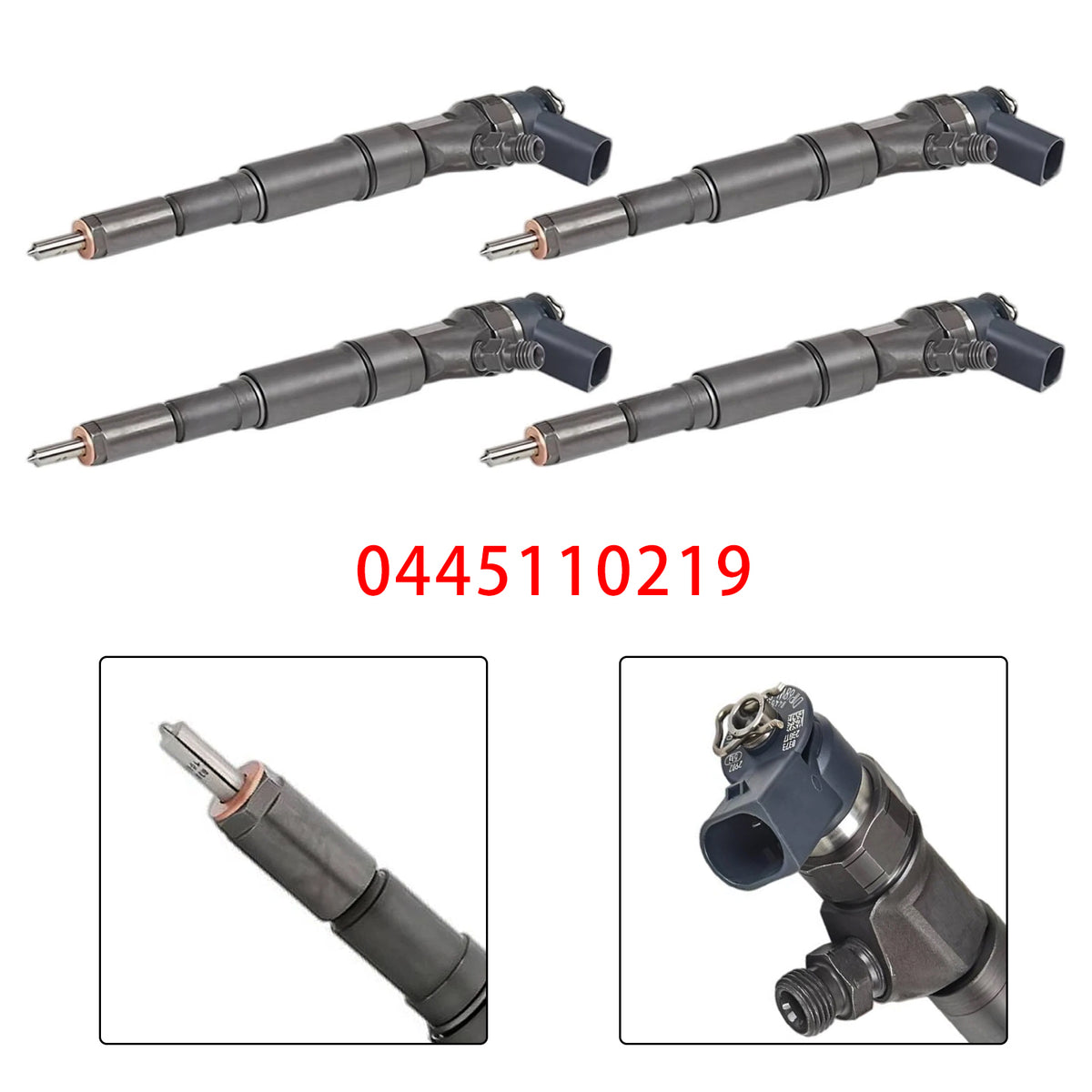 4X Injecteur Carburant Pour BMW 5 Series E60 2004-2010 E61 2004-2010 0445110219